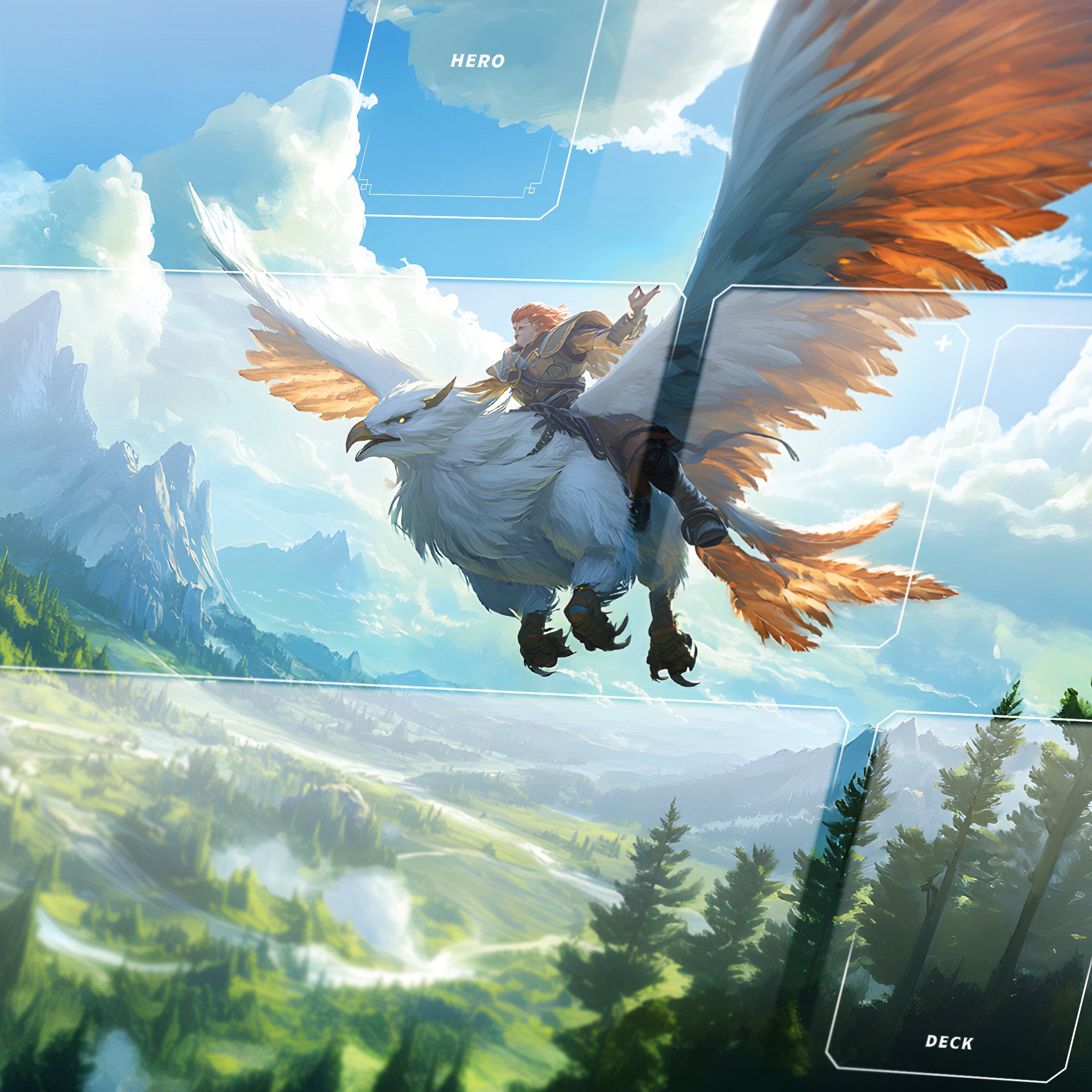 "ALTERED WORLD" Double Sided Playmat (Griffin Guardians)