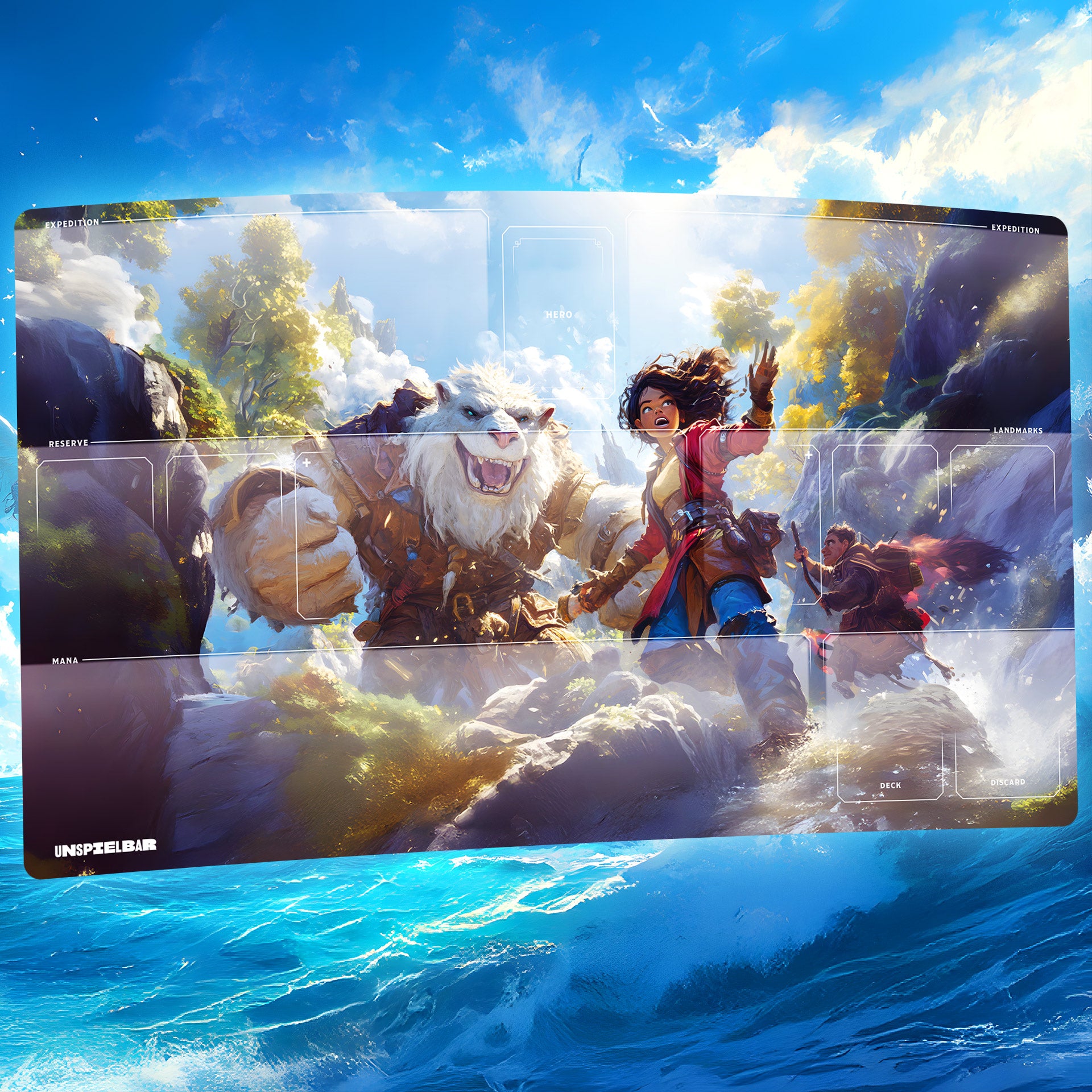 "ALTERED WORLD" Double Sided Playmat (Behind the Gates)