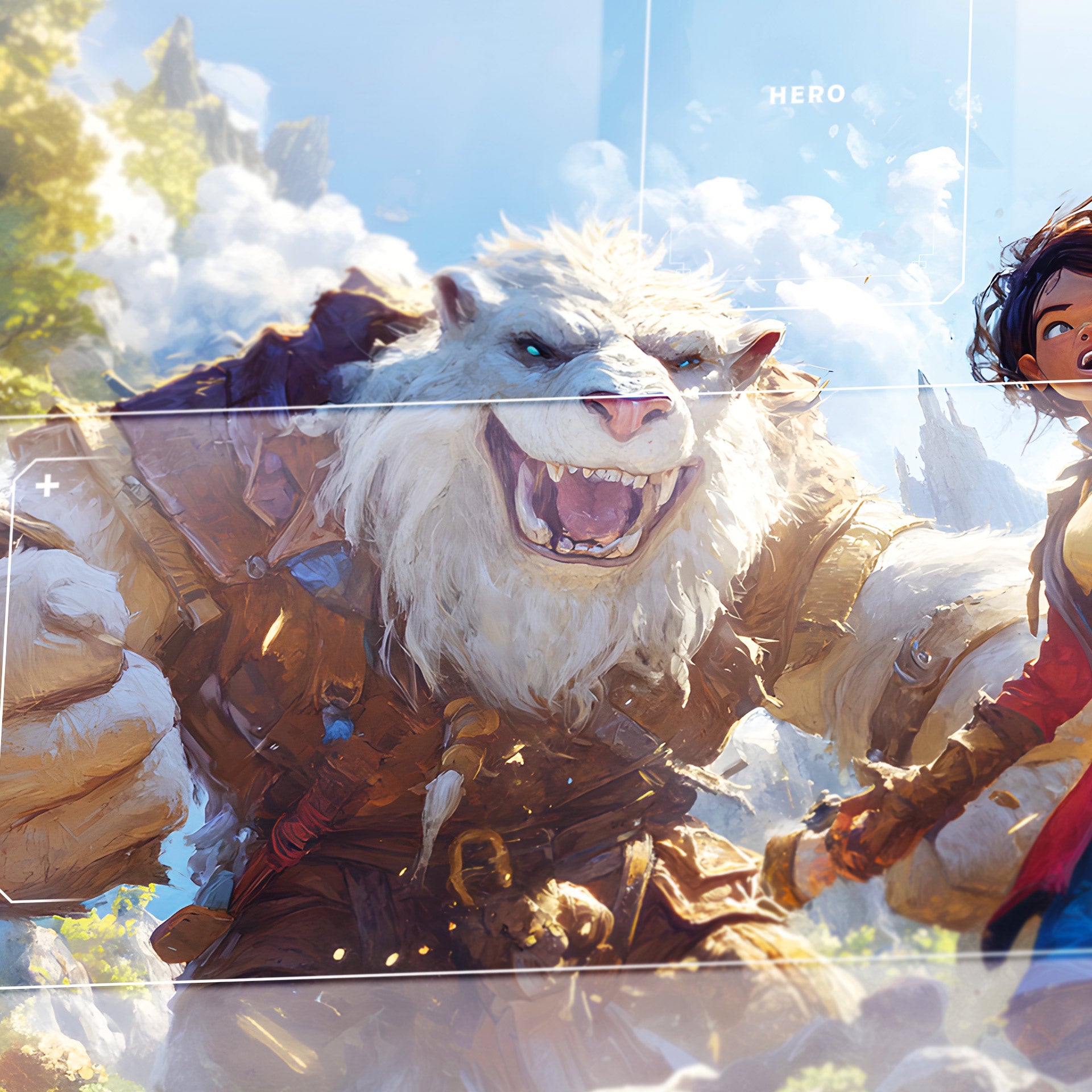 "ALTERED WORLD" Double Sided Playmat (Behind the Gates)