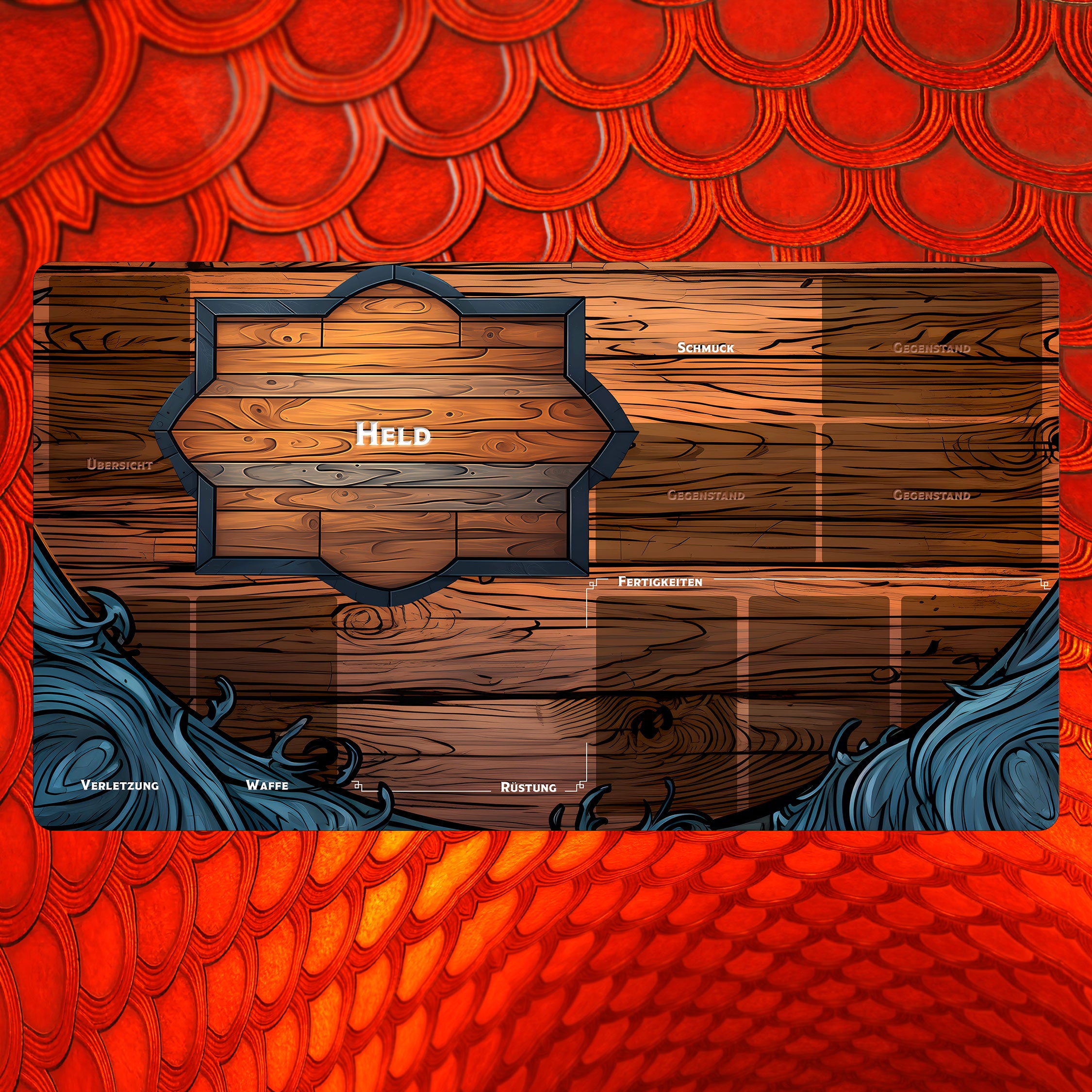 "DESCENT OF DARKNESS" Playmat (Hero Board)