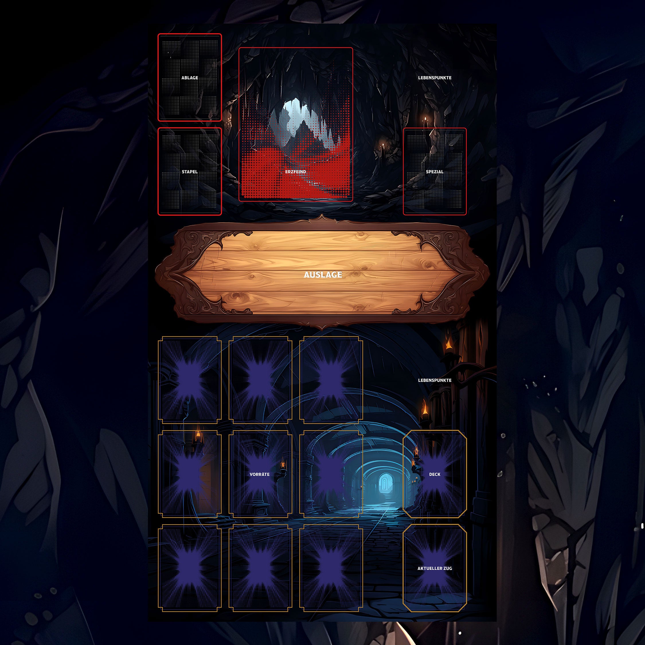 Tapis de jeu "AEON BREACH" (Arch Enemy)