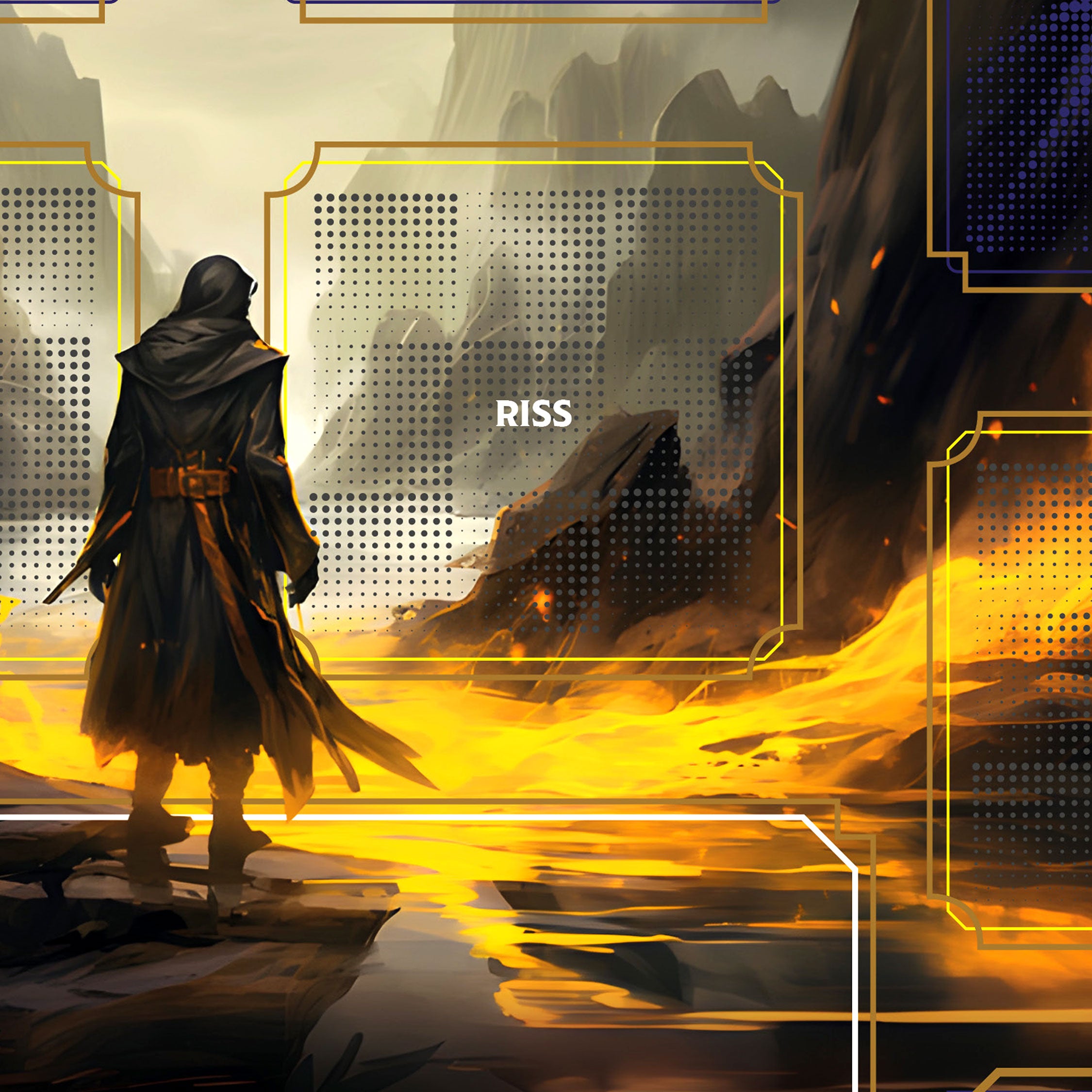 Tapis de jeu "AEON BREACH" (Mage)