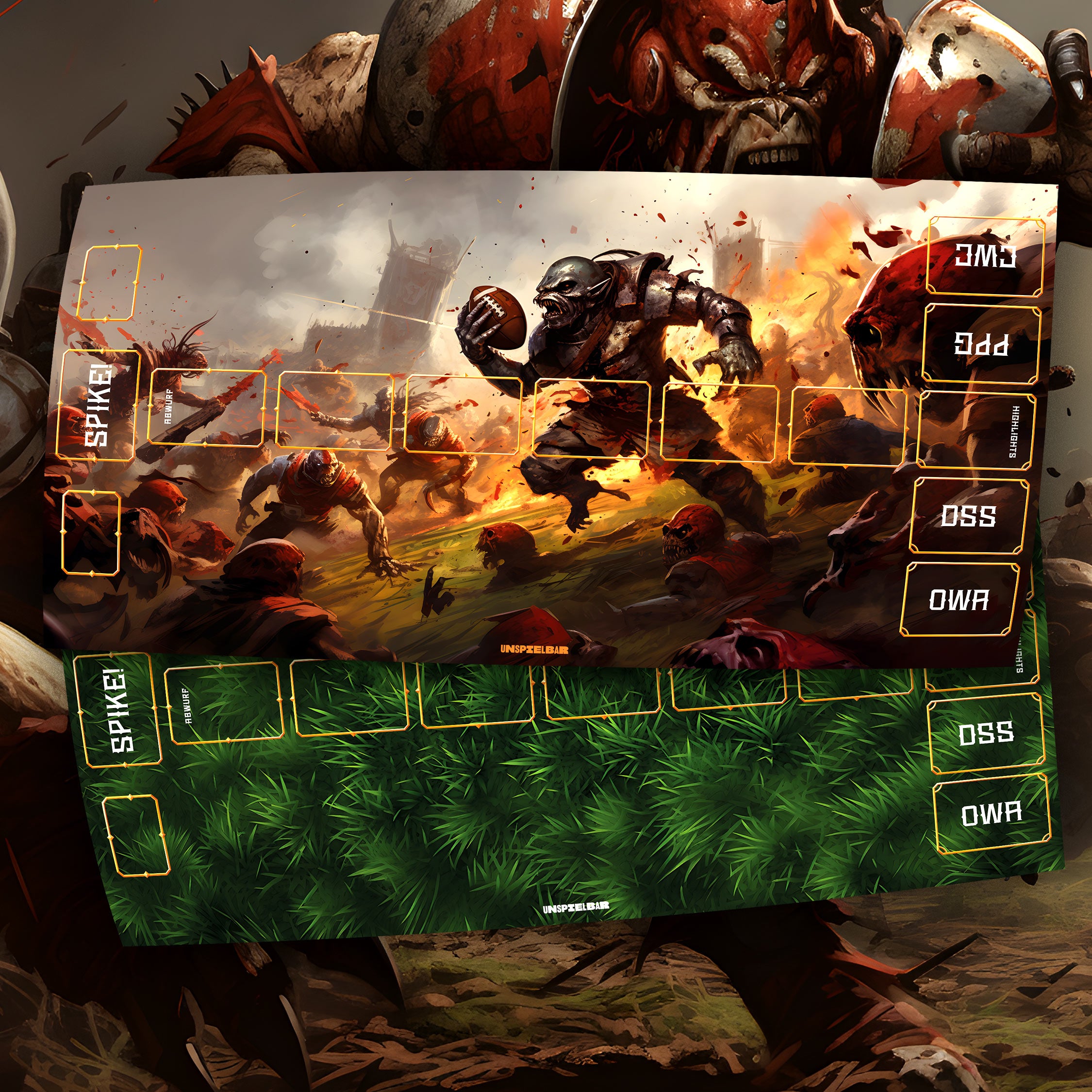 Tapis de jeu "BLOOD TEAM: MANAGER" (Double Team)