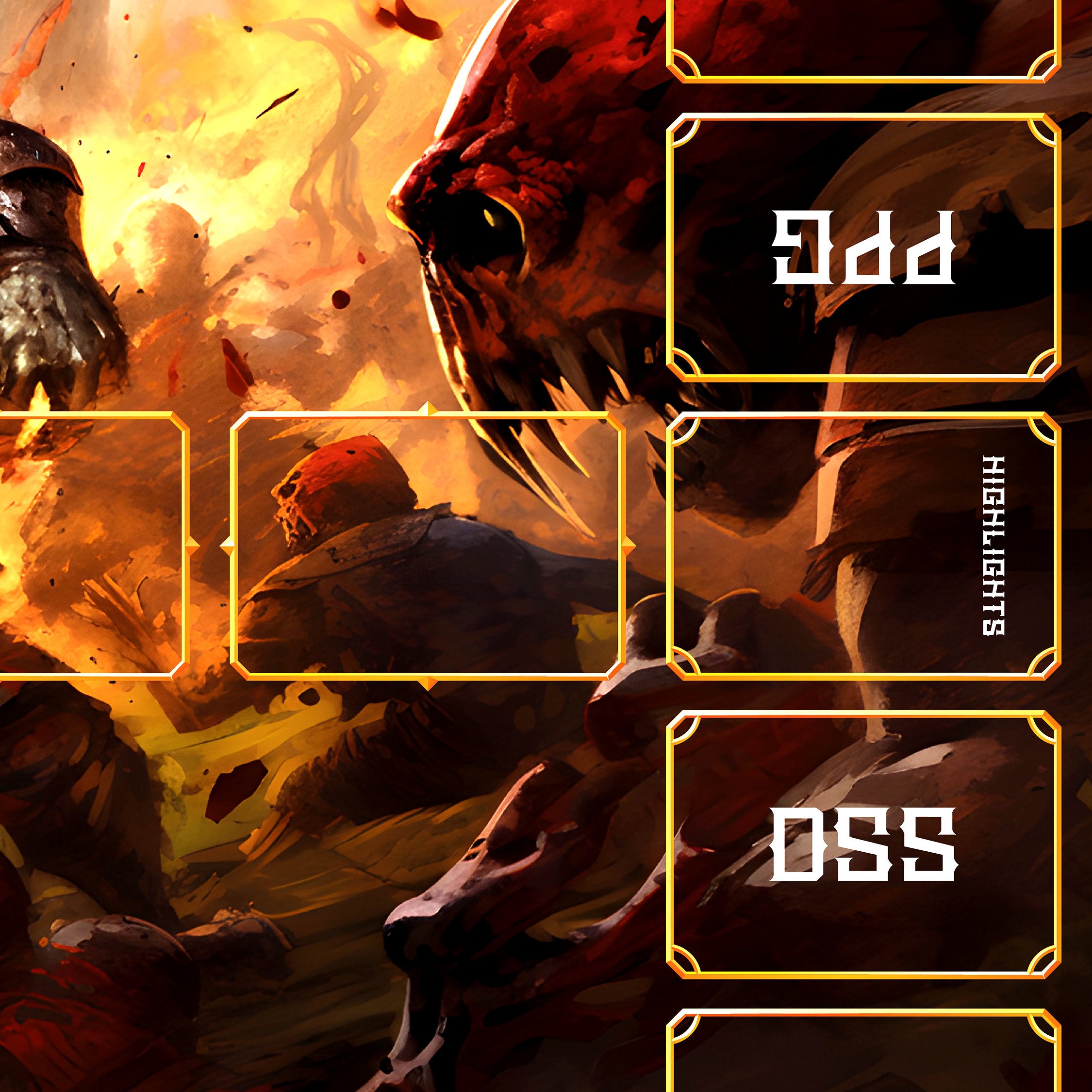 Tapis de jeu "BLOOD TEAM: MANAGER" (Blood Brawl)