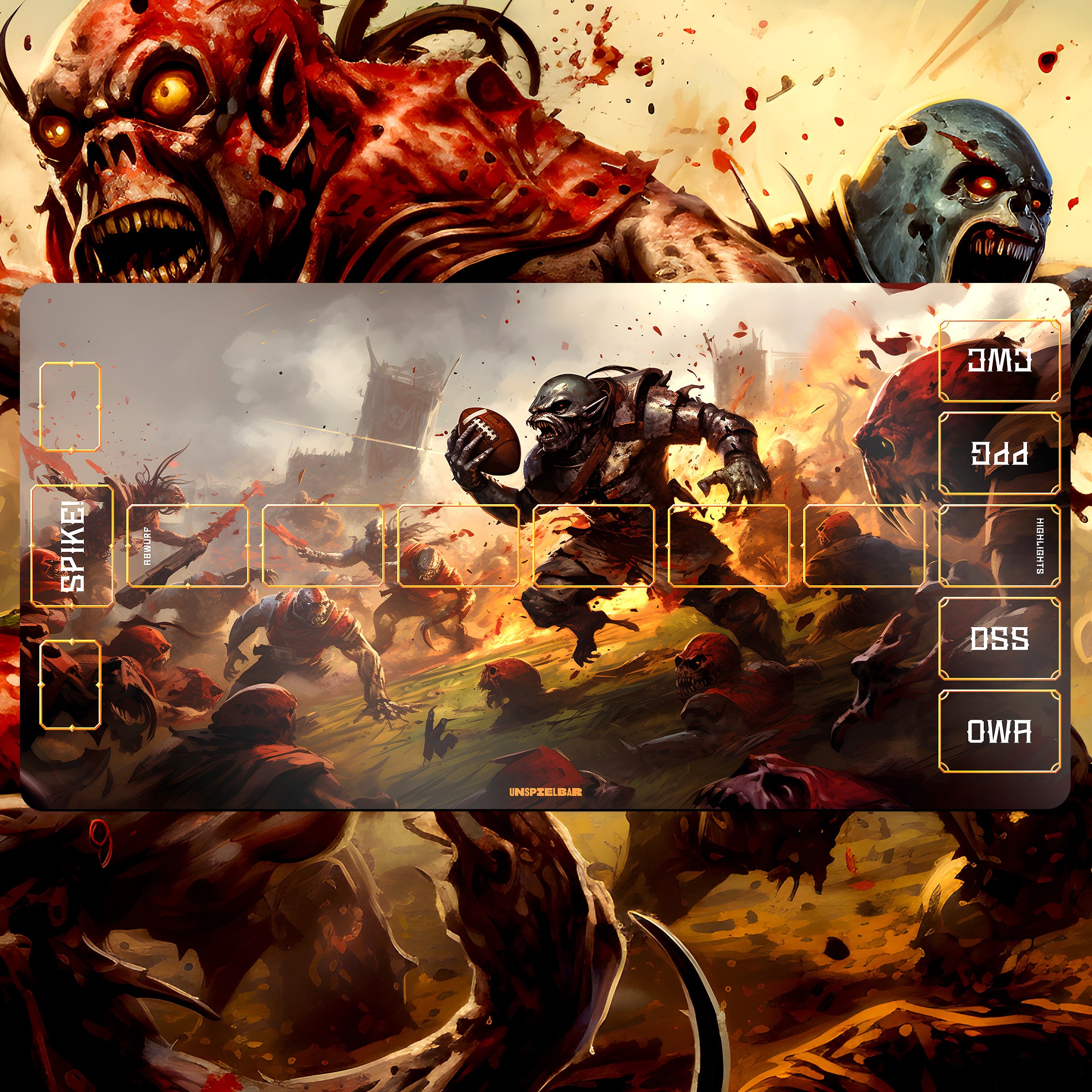 Tapis de jeu "BLOOD TEAM: MANAGER" (Blood Brawl)