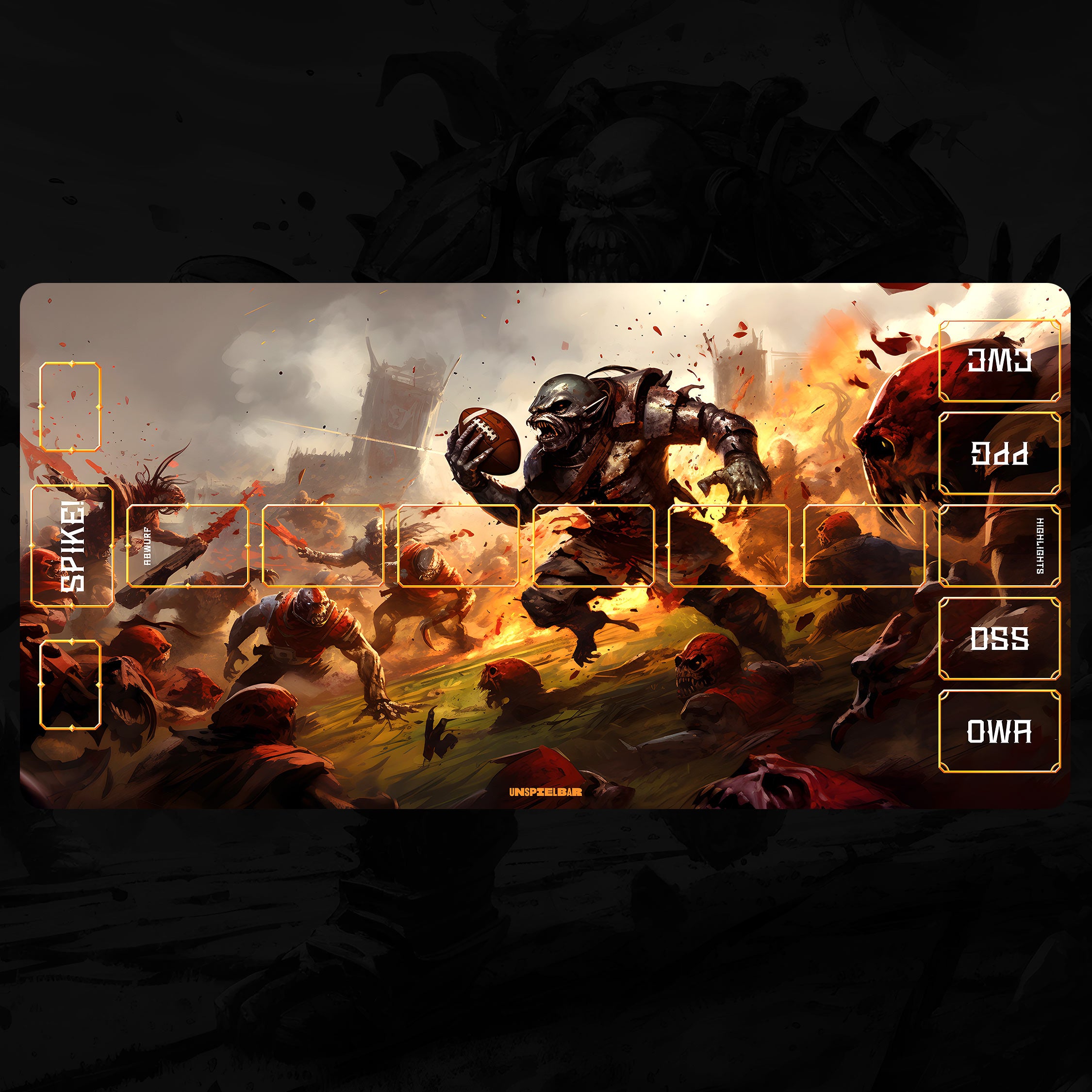 Tapis de jeu "BLOOD TEAM: MANAGER" (Blood Brawl)