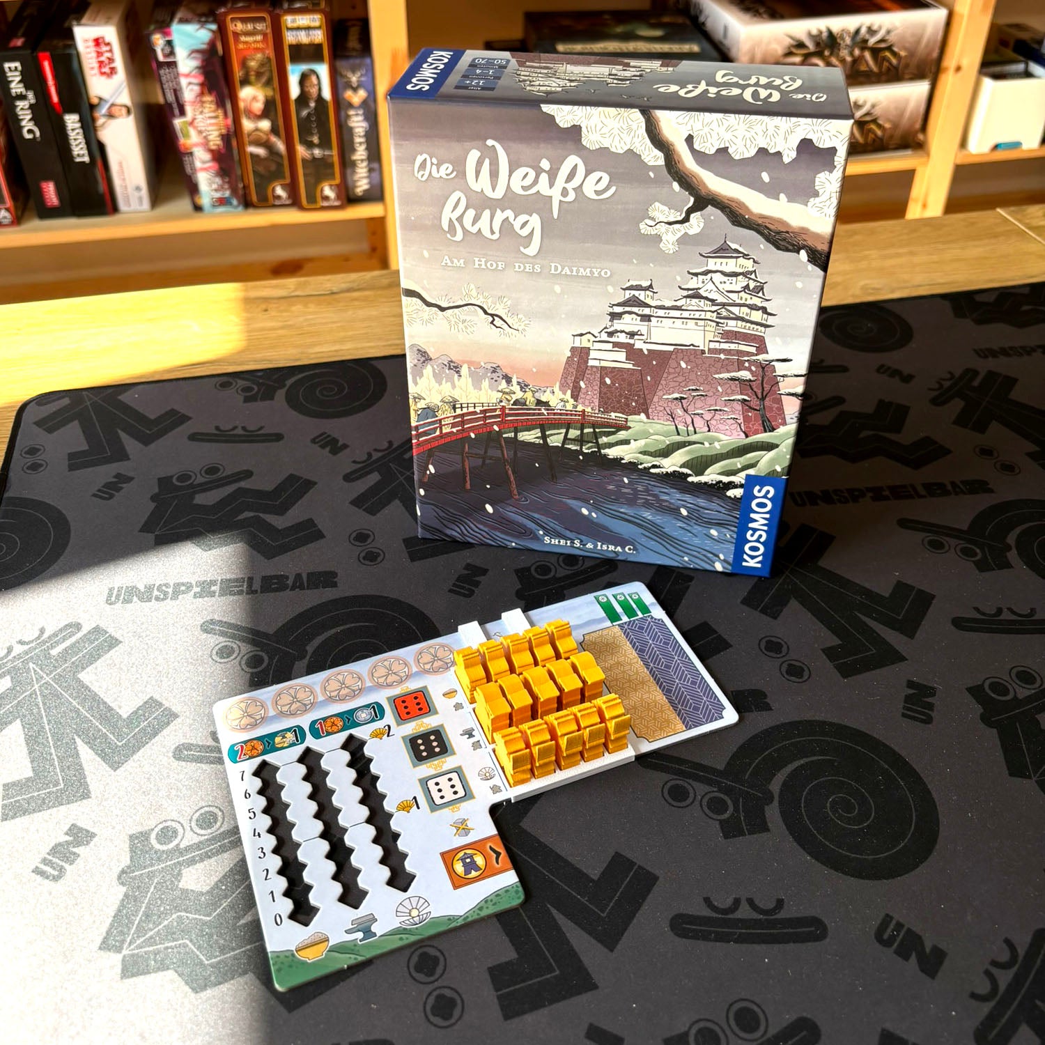 "WEISSE BURG" Player Board Overlay