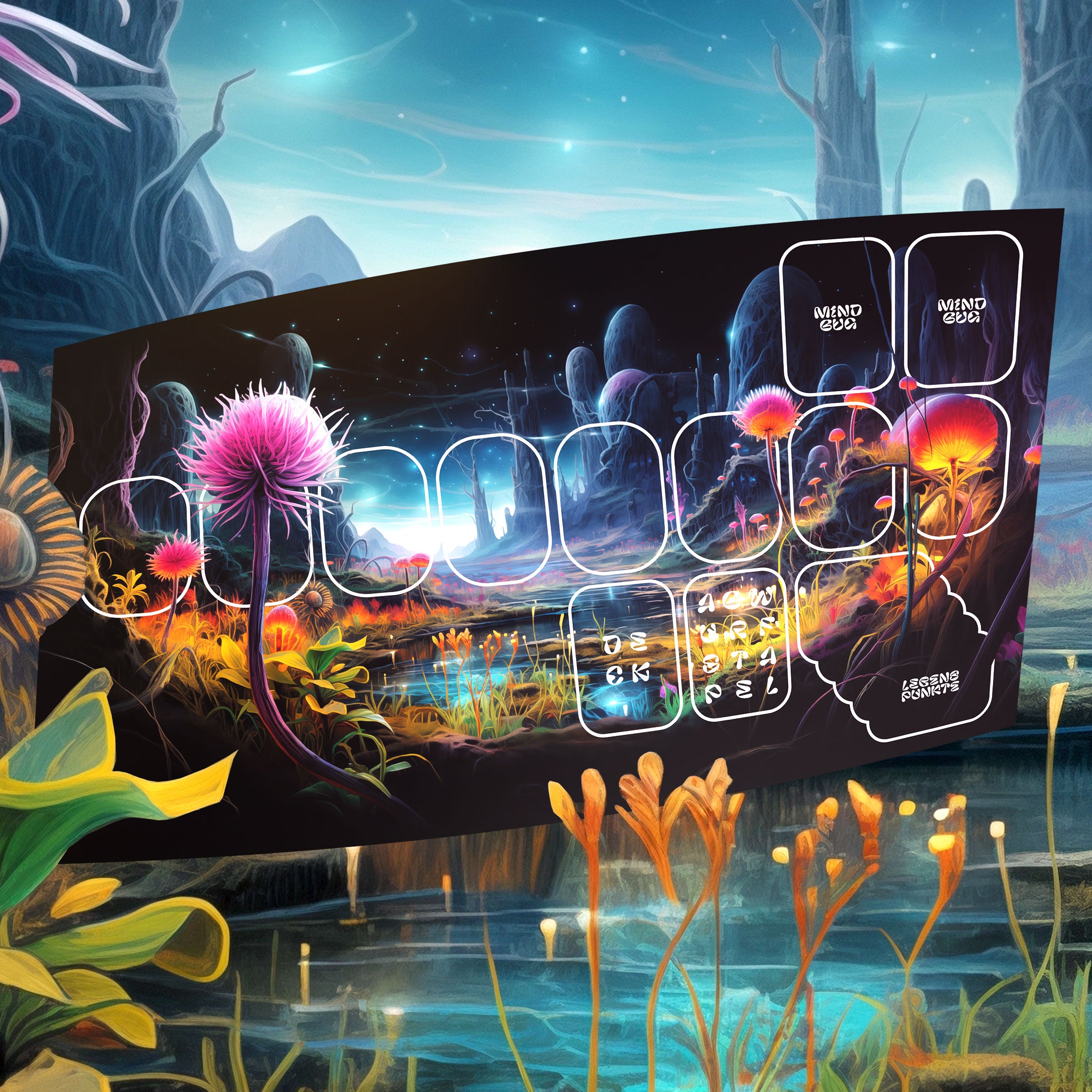 "MIND TRIP" 2-Player Playmat Set