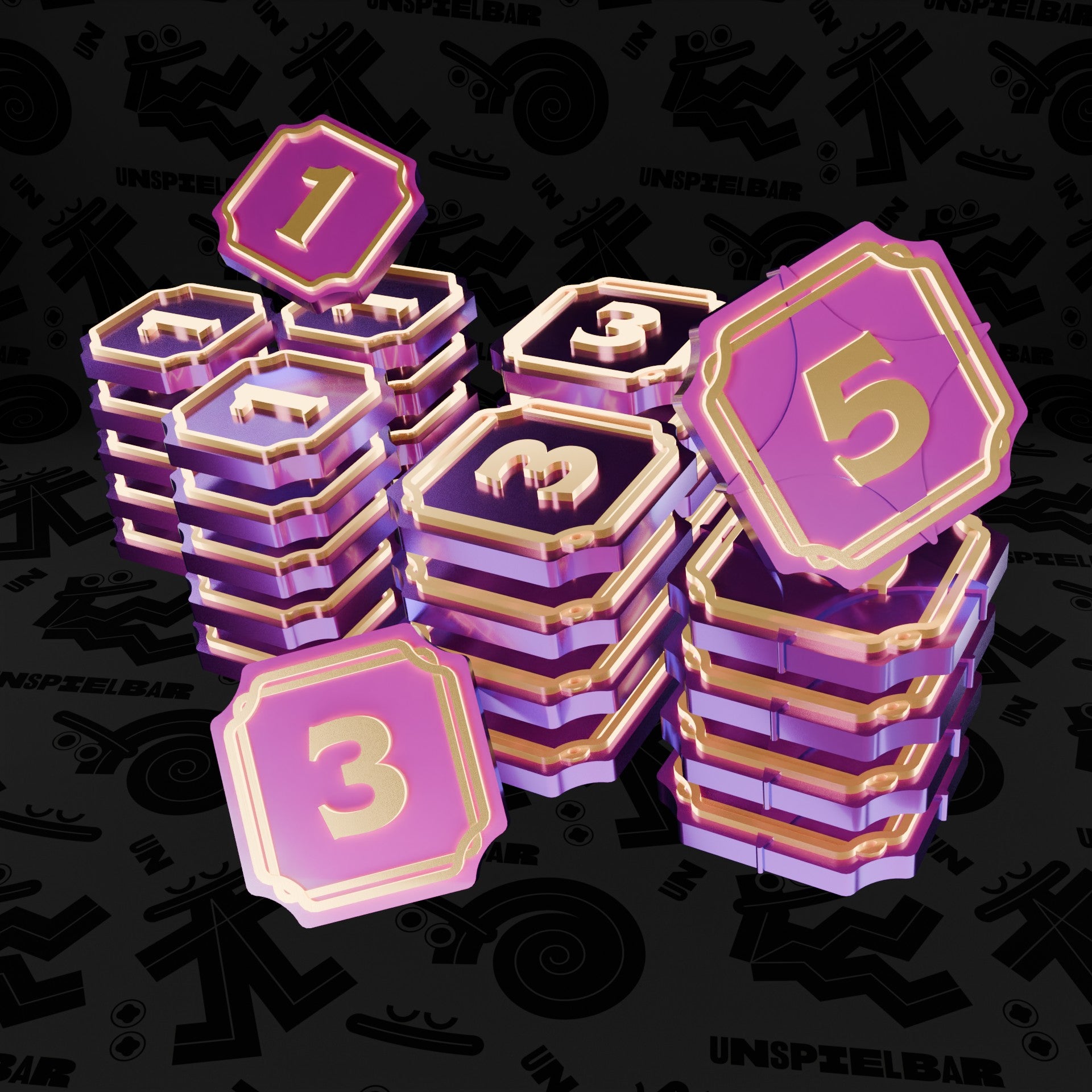 "TINTENFÄNGER" Premium Schadensmarker Token Set