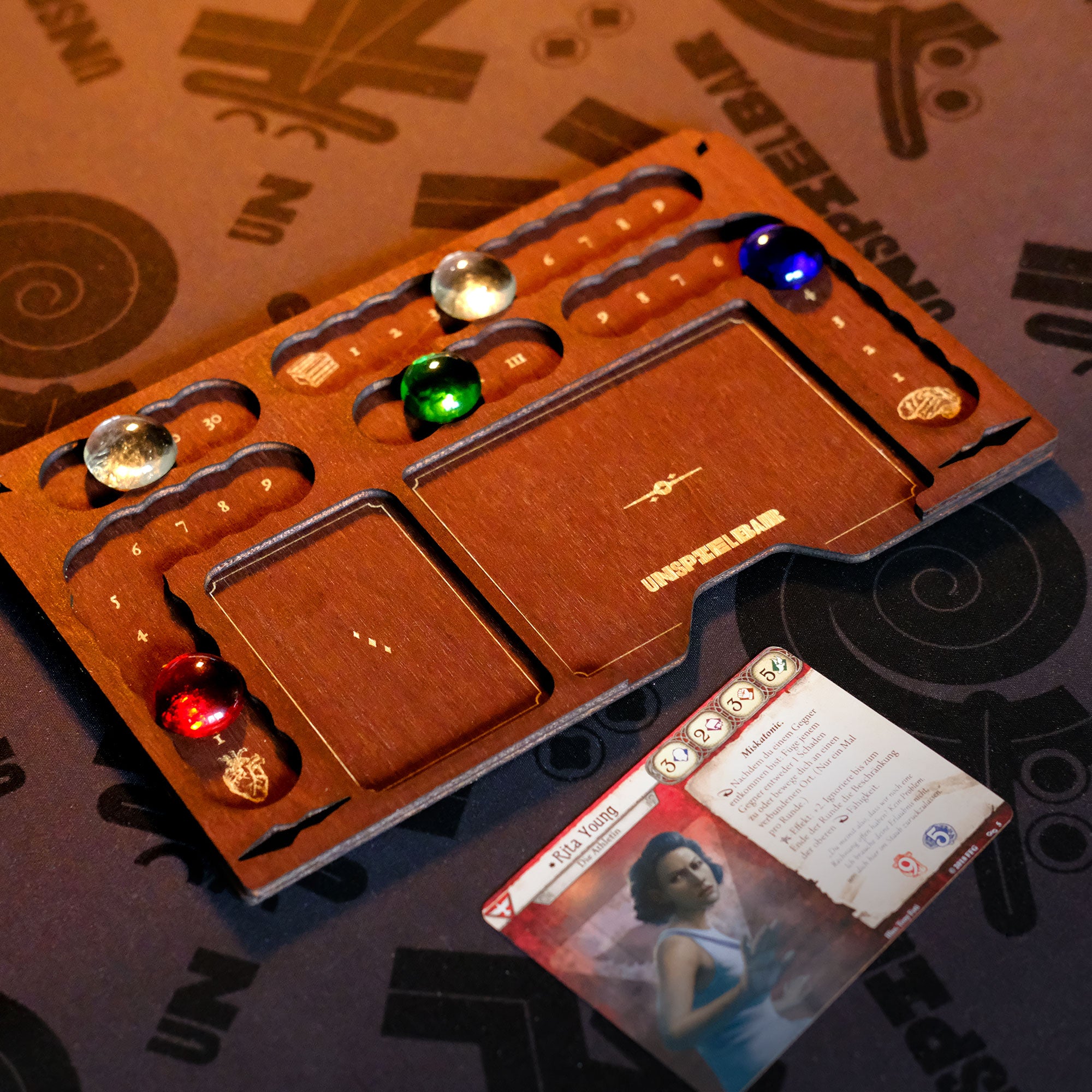 "THE ELDEST" Premium Player Board Deluxe | Birch wood