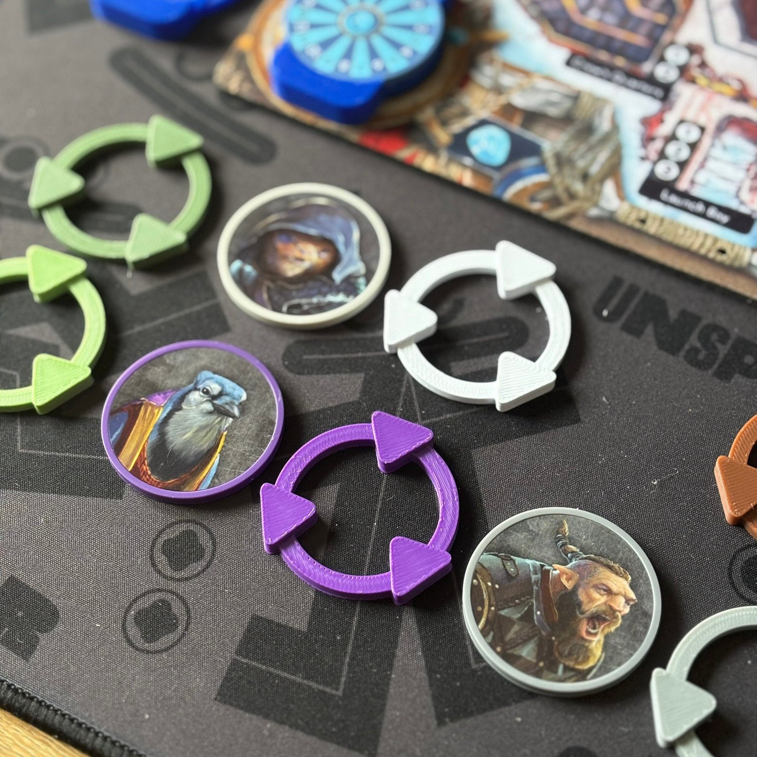 "CLOUDSPIRE" Premium Tracker + Faction Marker Set (incl. expansions)