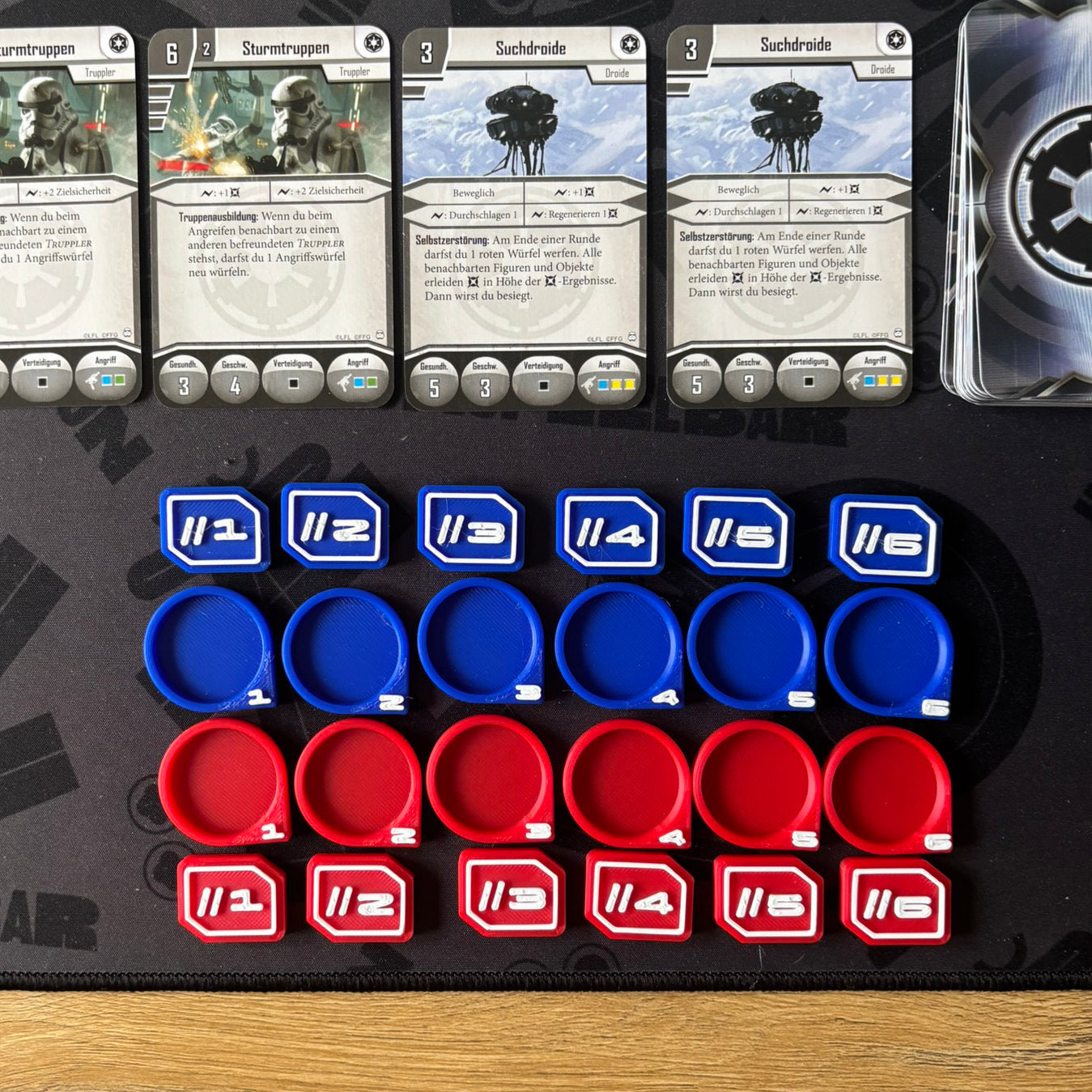 "IMPERIAL ASSAULT" Premium Tracker + Miniatur Marker Set (inkl. Erweiterungen)