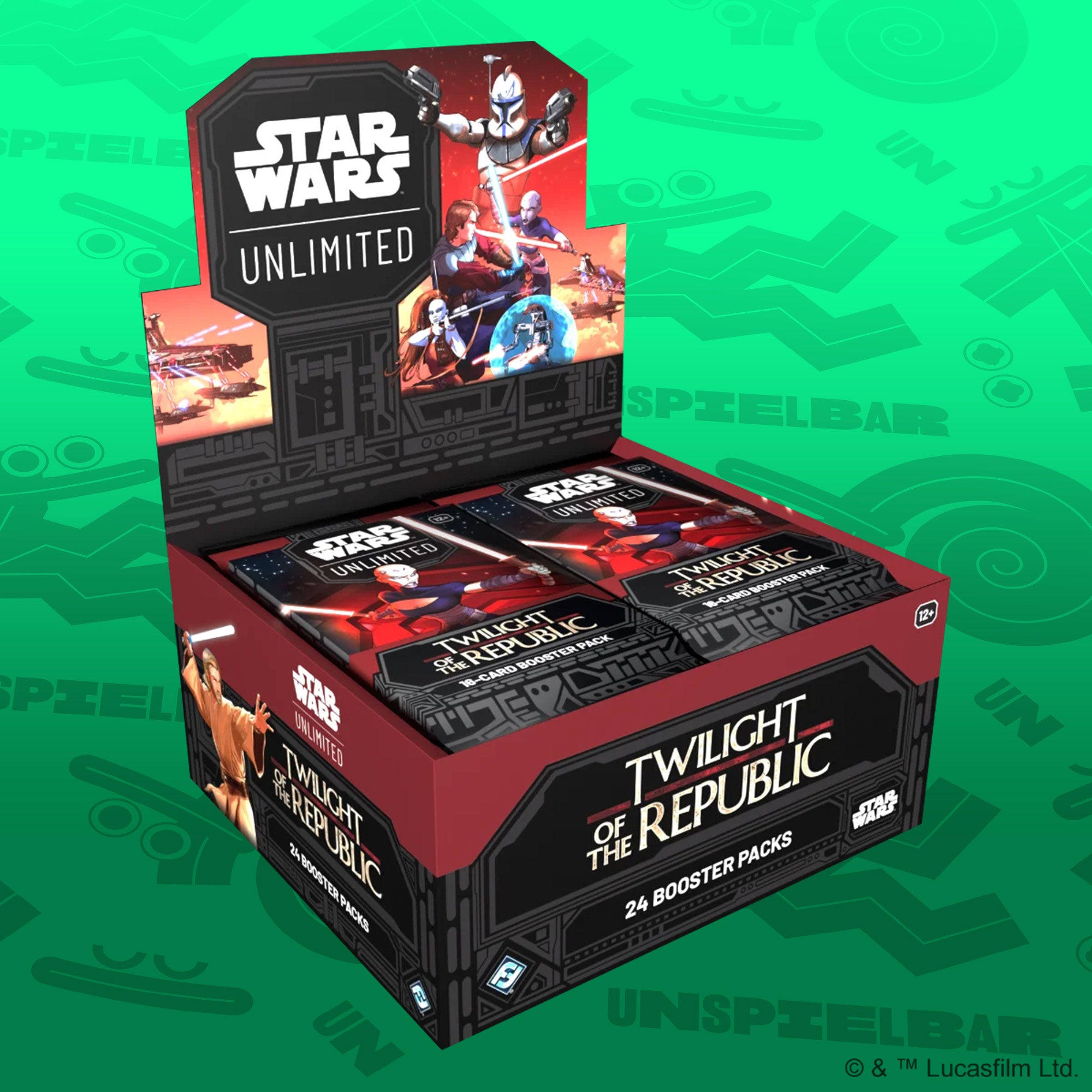 Order Star Wars: Unlimited – Twilight of the Republic Booster Display (EN)  now at UNSPIELBAR.com
