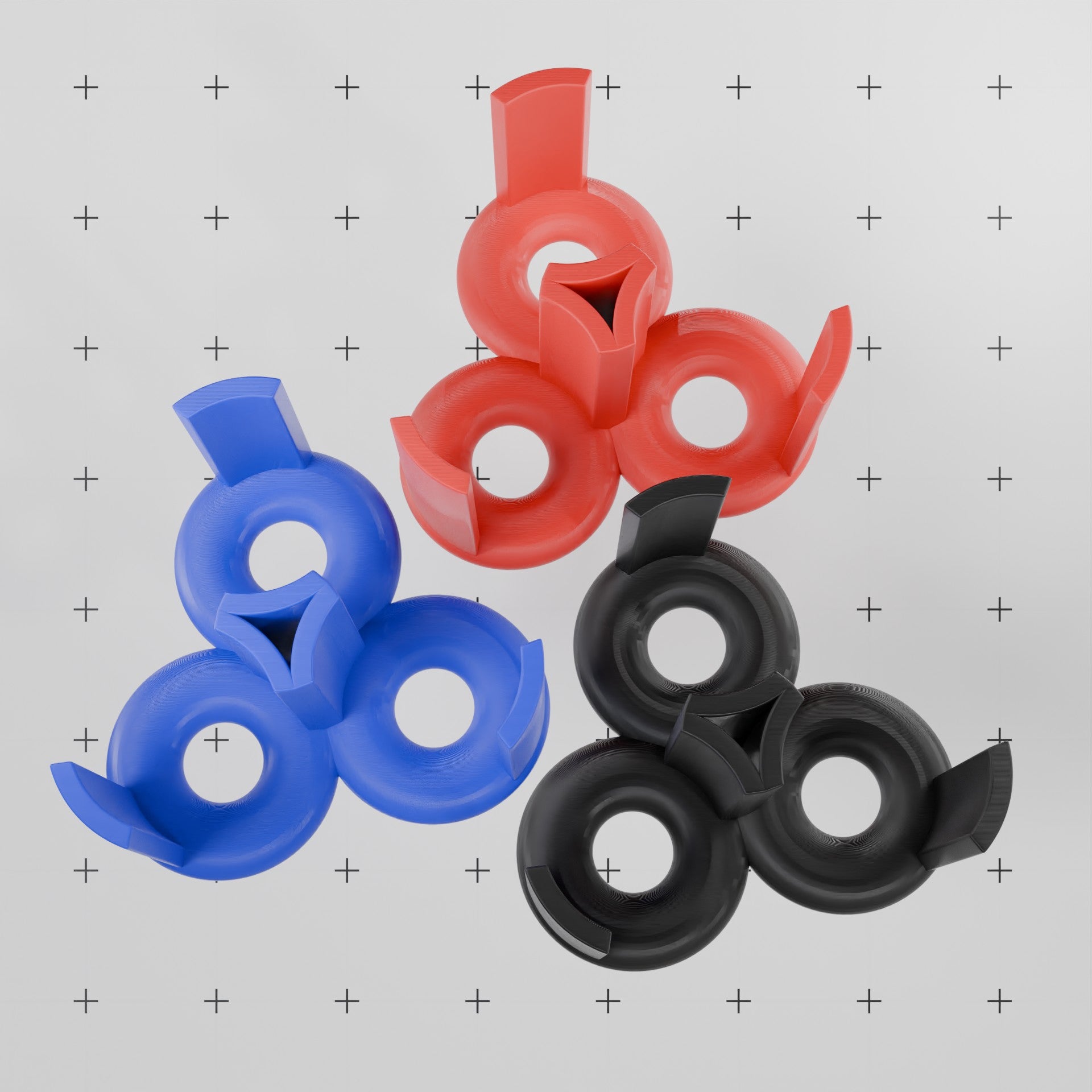 UNSPIELBAR+ Chiphalter Crowd Blau