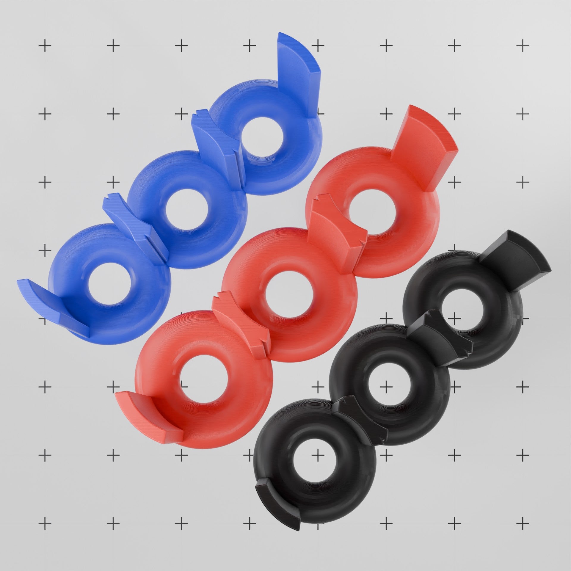 UNSPIELBAR+ Chiphalter Line Schwarz