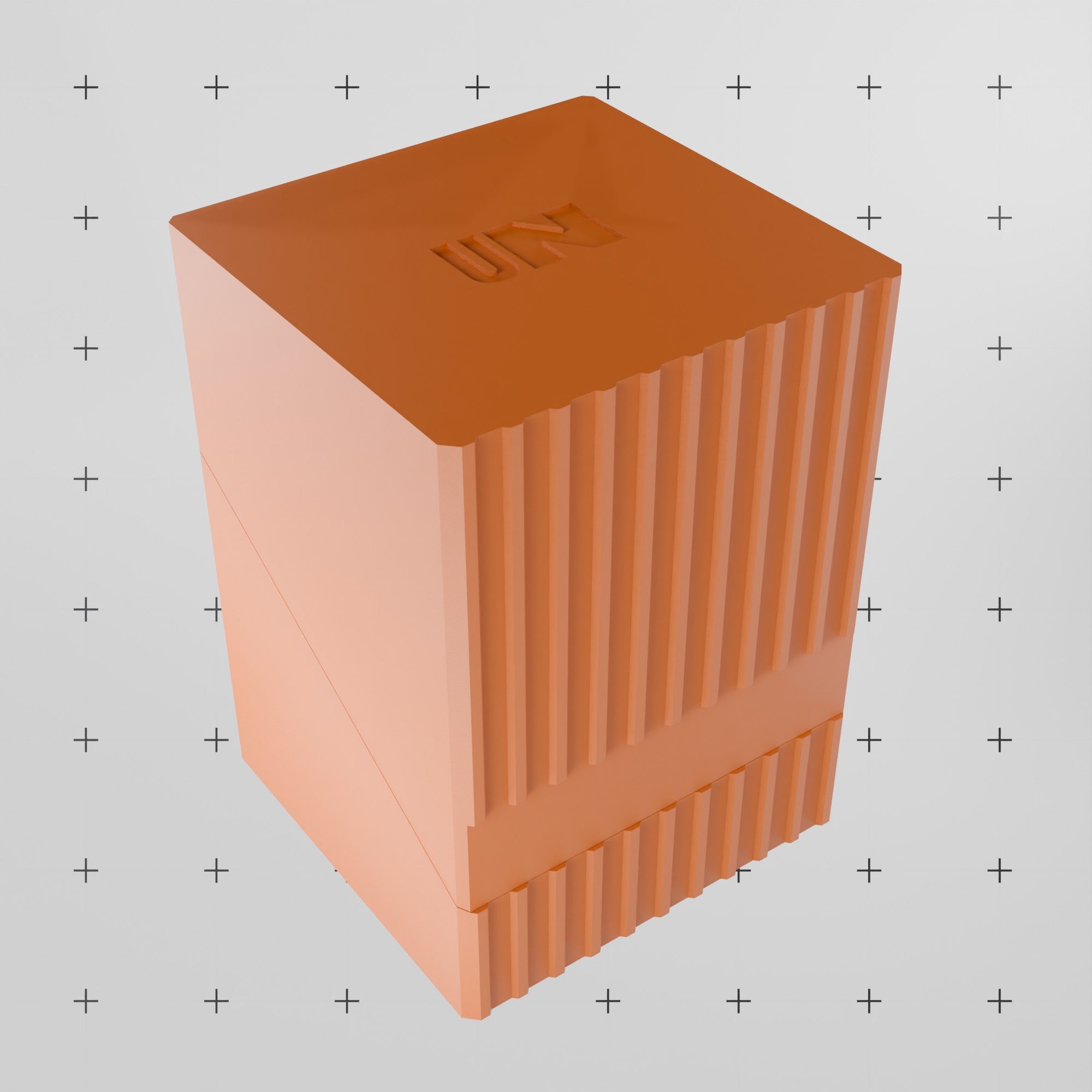 UNSPIELBAR+ Deckbox 100+ Orange