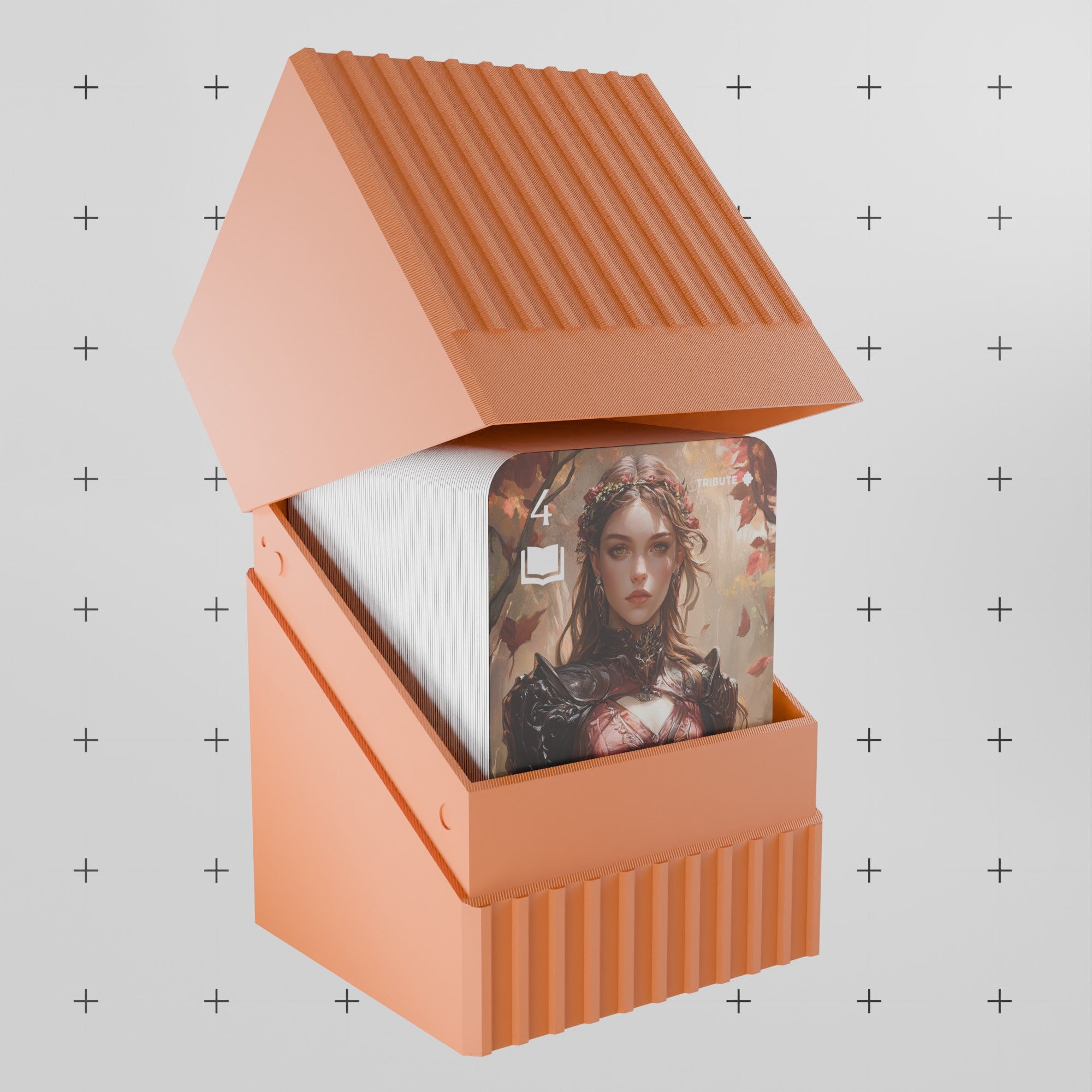 UNSPIELBAR+ Deckbox 100+ Orange