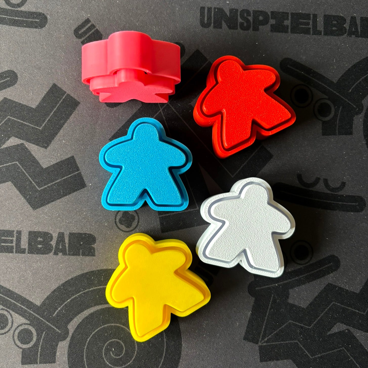 UNSPIELBAR+ Meeple Klicker (Fidget + Spielmarker)