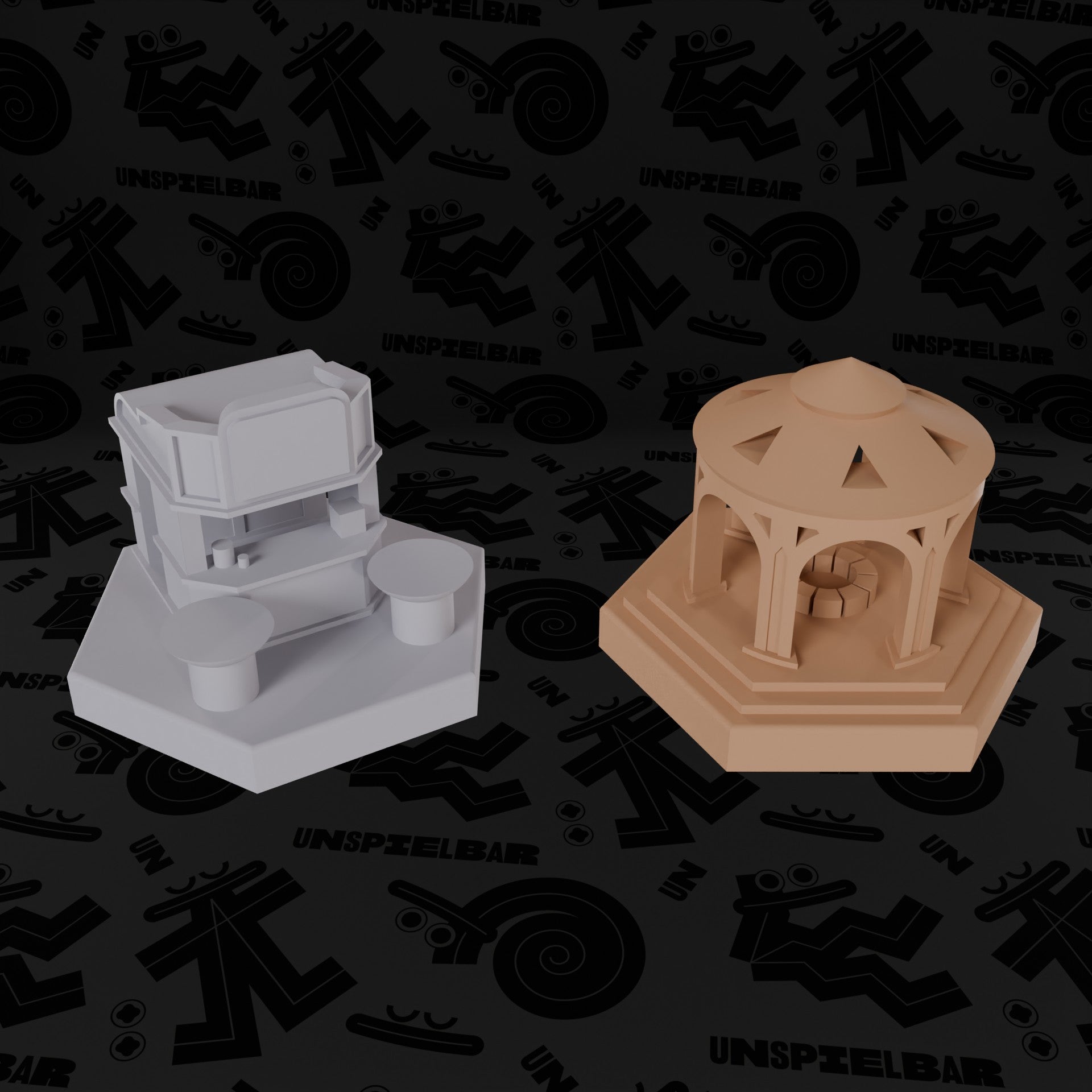 Ensemble de marqueurs de kiosque et de pavillon haut de gamme « ARCHE MARINE »