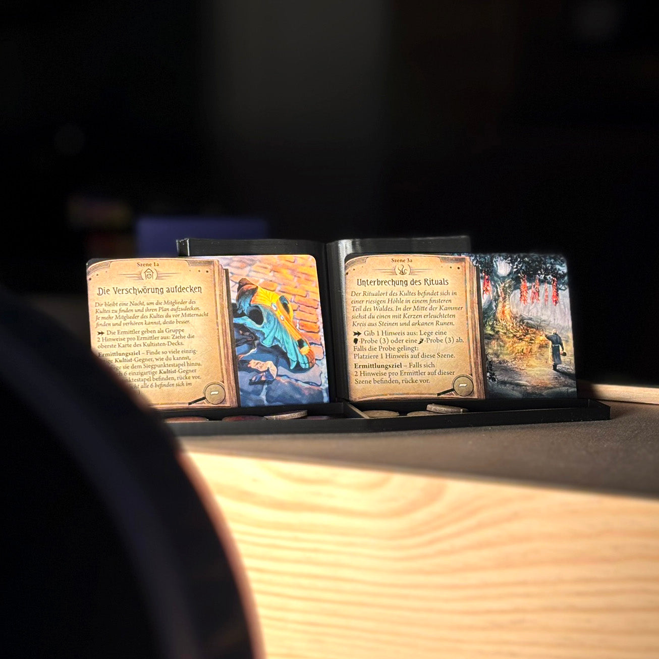 "ARKHAM HORROR: DAS KARTENSPIEL" Agenda & Szenen Kartenhalter