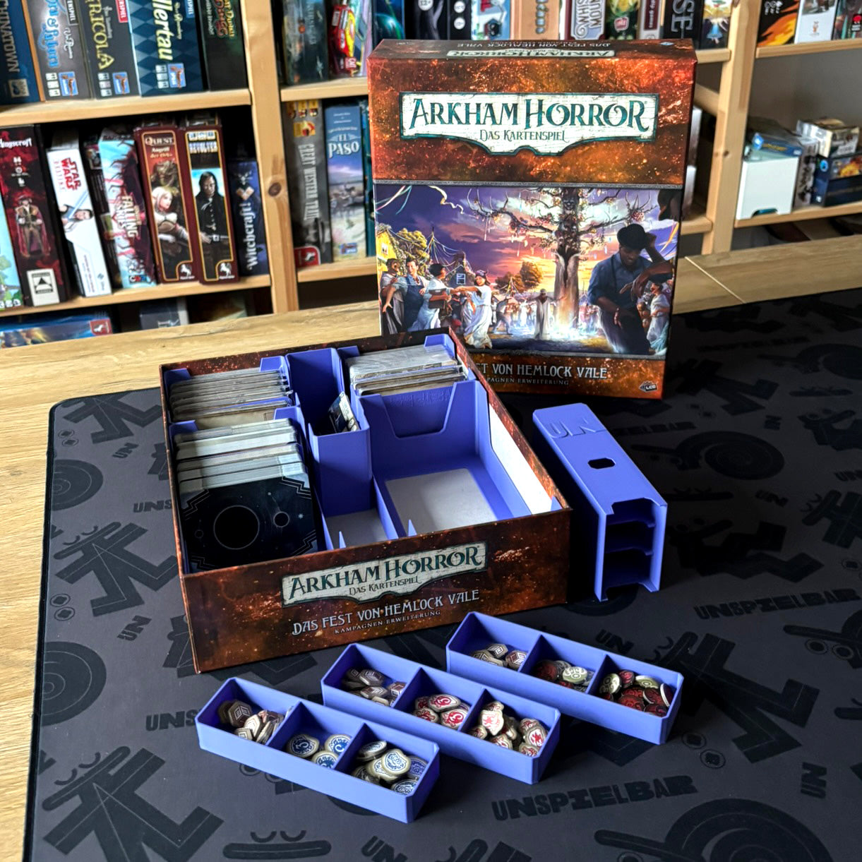 ARKHAM HORROR: THE CARD GAME" All-In Insert - made by UNSPIELBAR ARKHAM HORROR: THE CARD GAME" All-In Insert - made by UNSPIELBAR