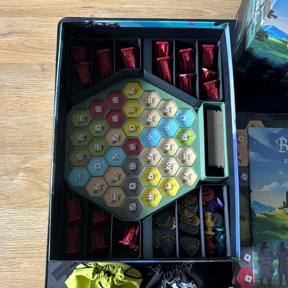 "CASTLES OF BURGUNDY" Special Edition Insert + Fixed Overlay Set
