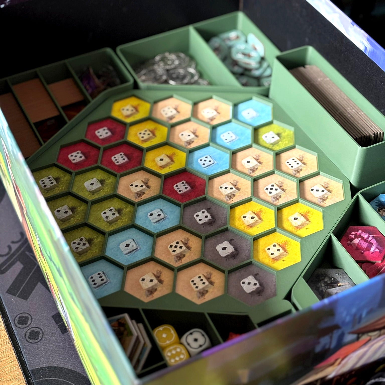 "CASTLES OF BURGUNDY" Special Edition Insert + Fixed Overlay Set