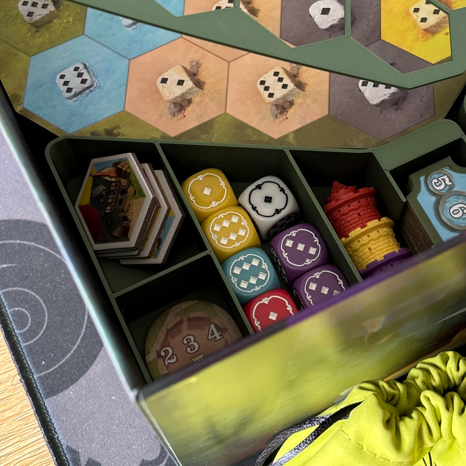 "CASTLES OF BURGUNDY" Special Edition Insert + Fixed Overlay Set