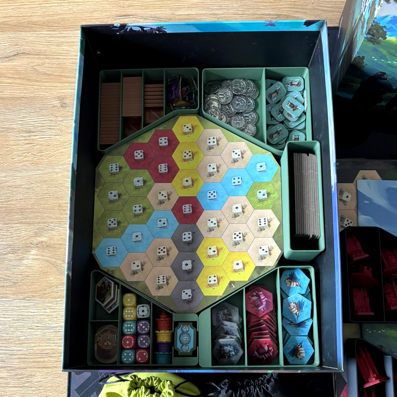 "CASTLES OF BURGUNDY" Special Edition Insert + Fixed Overlay Set