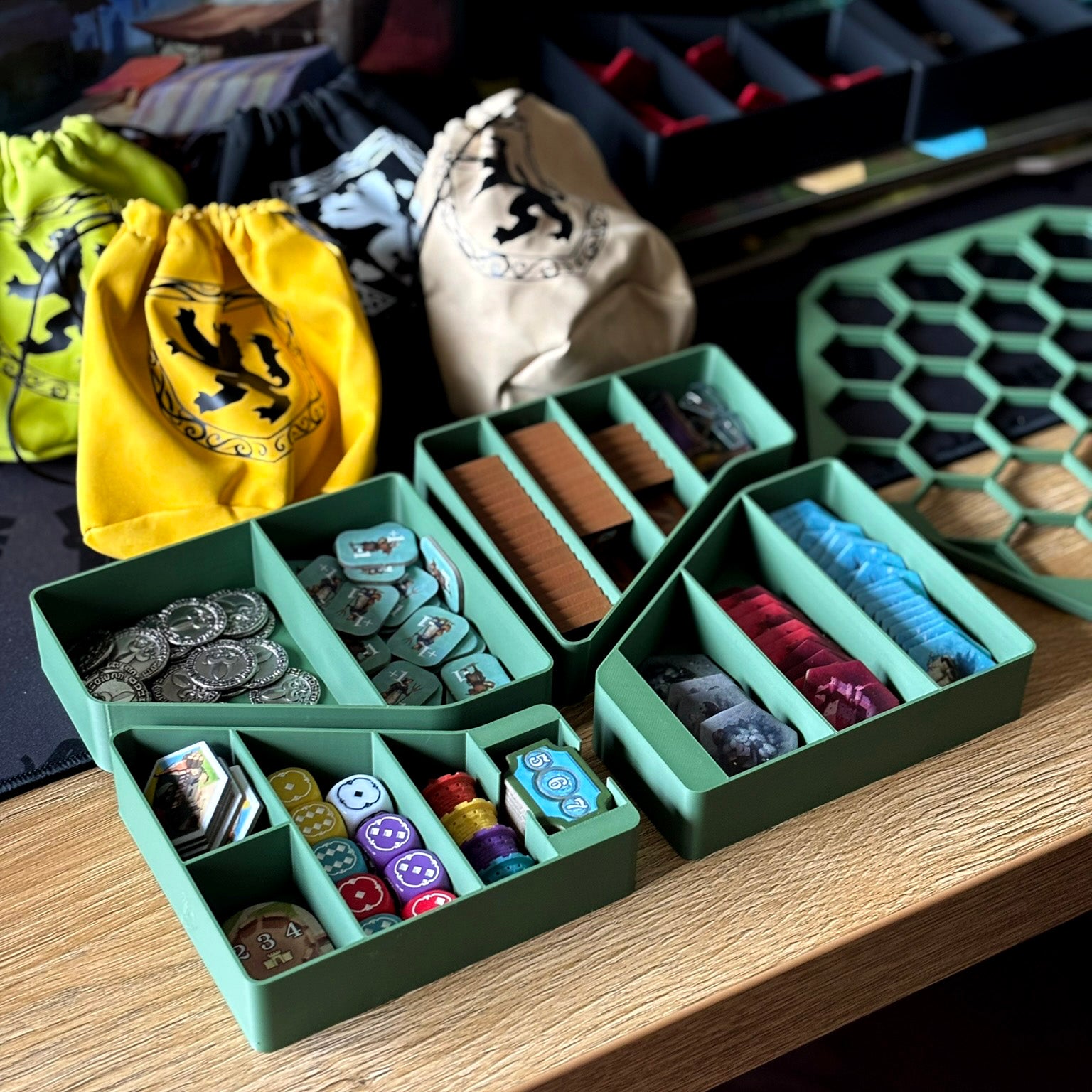 "CASTLES OF BURGUNDY" Special Edition Insert + Fixed Overlay Set