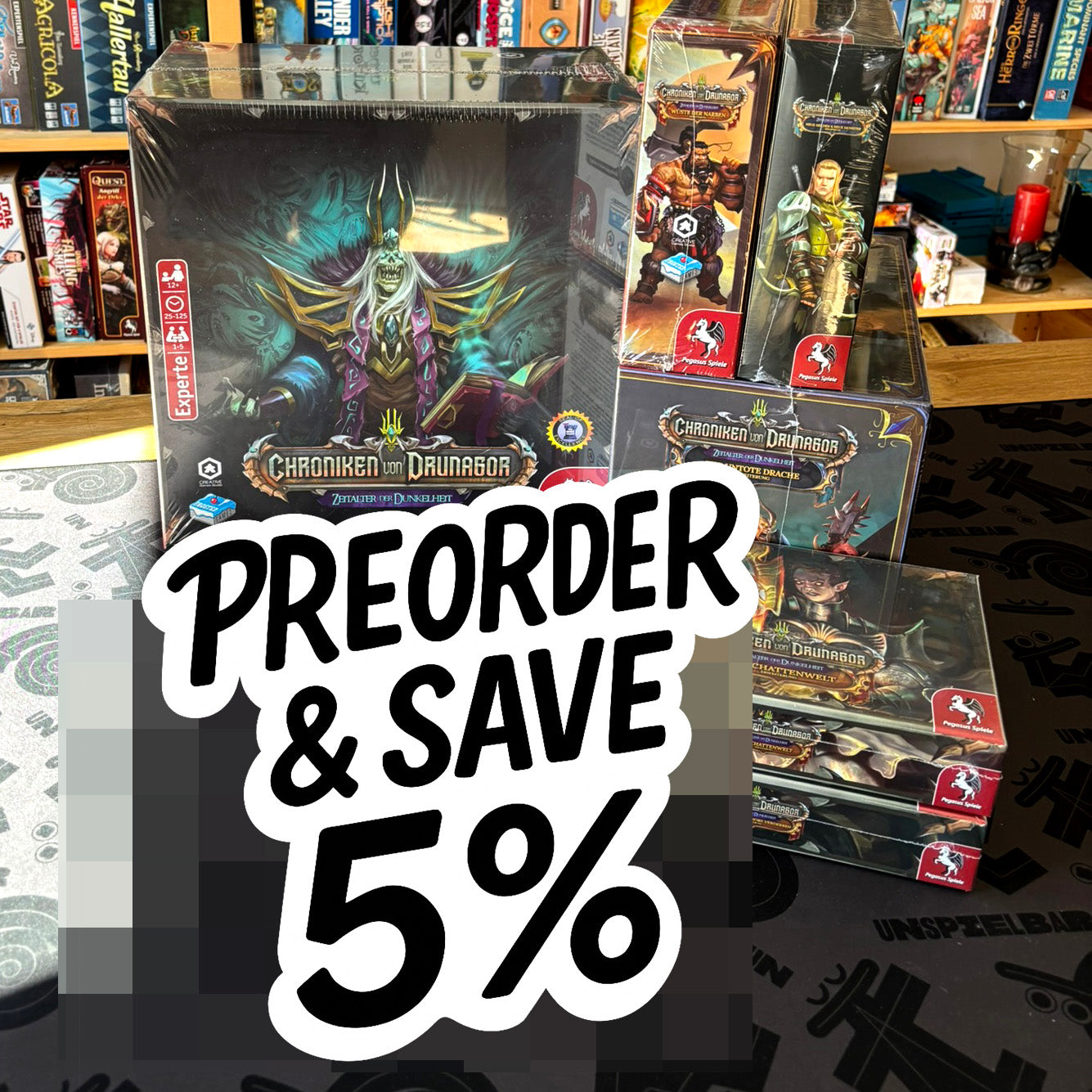 "CHRONIKEN VON DRUNAGOR" All-In Insert (inkl. 6 Erweiterungen / Wave 1)