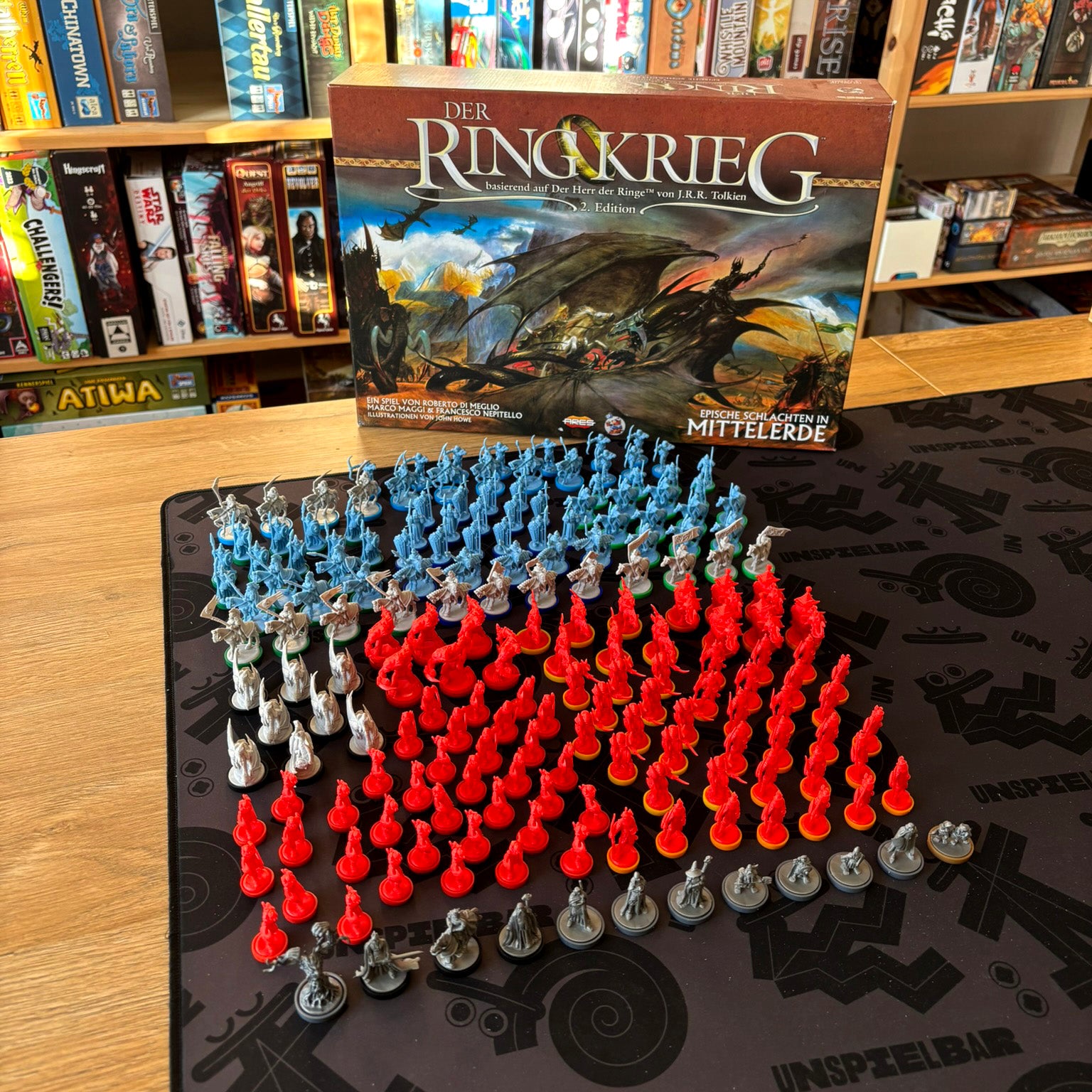 "DER RINGKRIEG" Premium Fraktionsmarker Ring Set