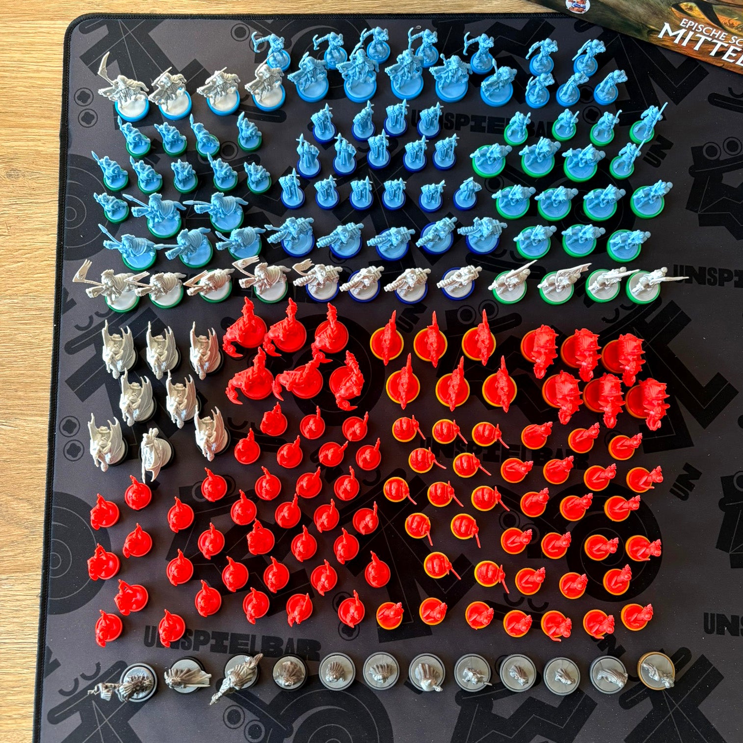 "THE WAR OF THE RING" Premium Faction Marker Ring Set