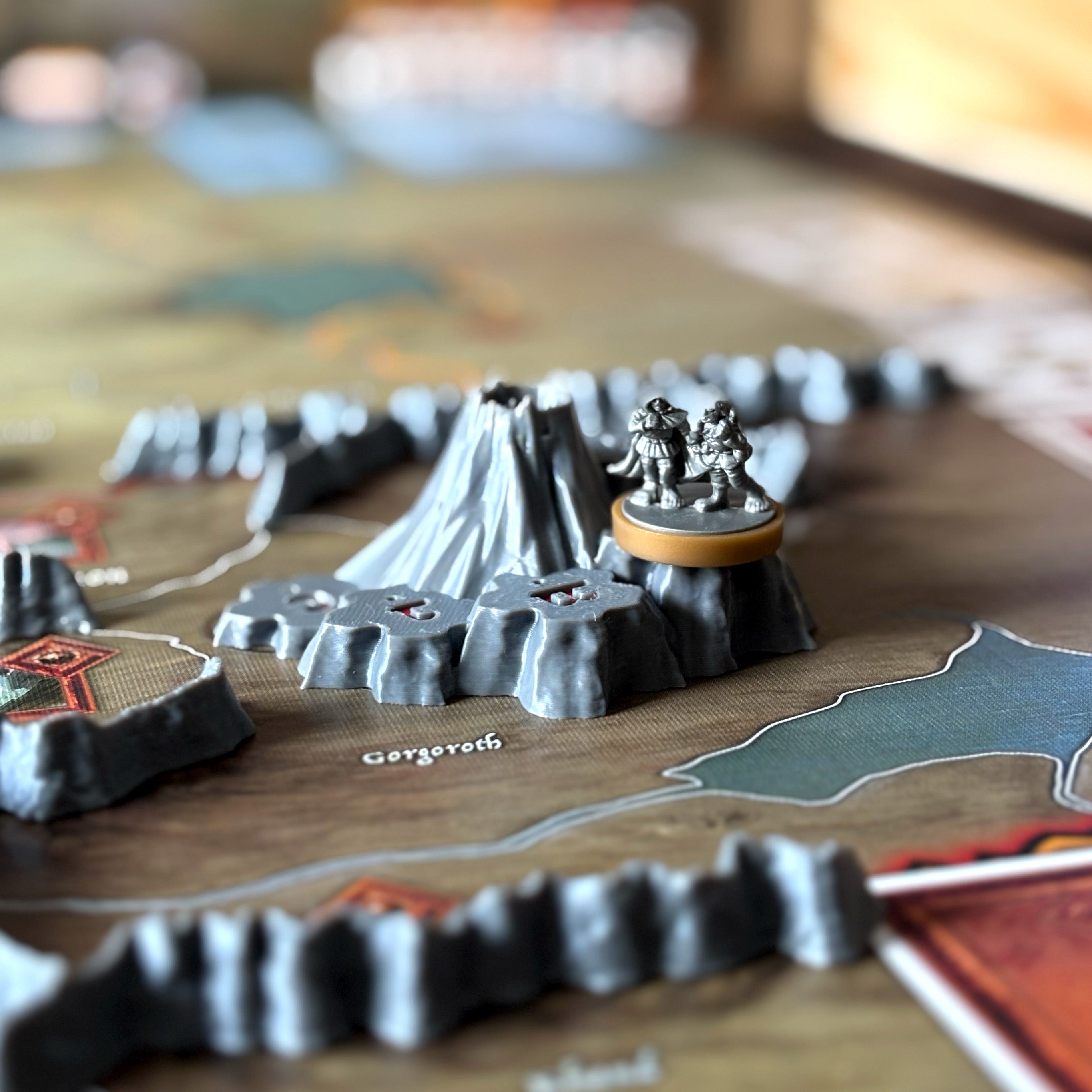 "THE WAR OF THE RING" 3D Mountain Set + Mount Doom