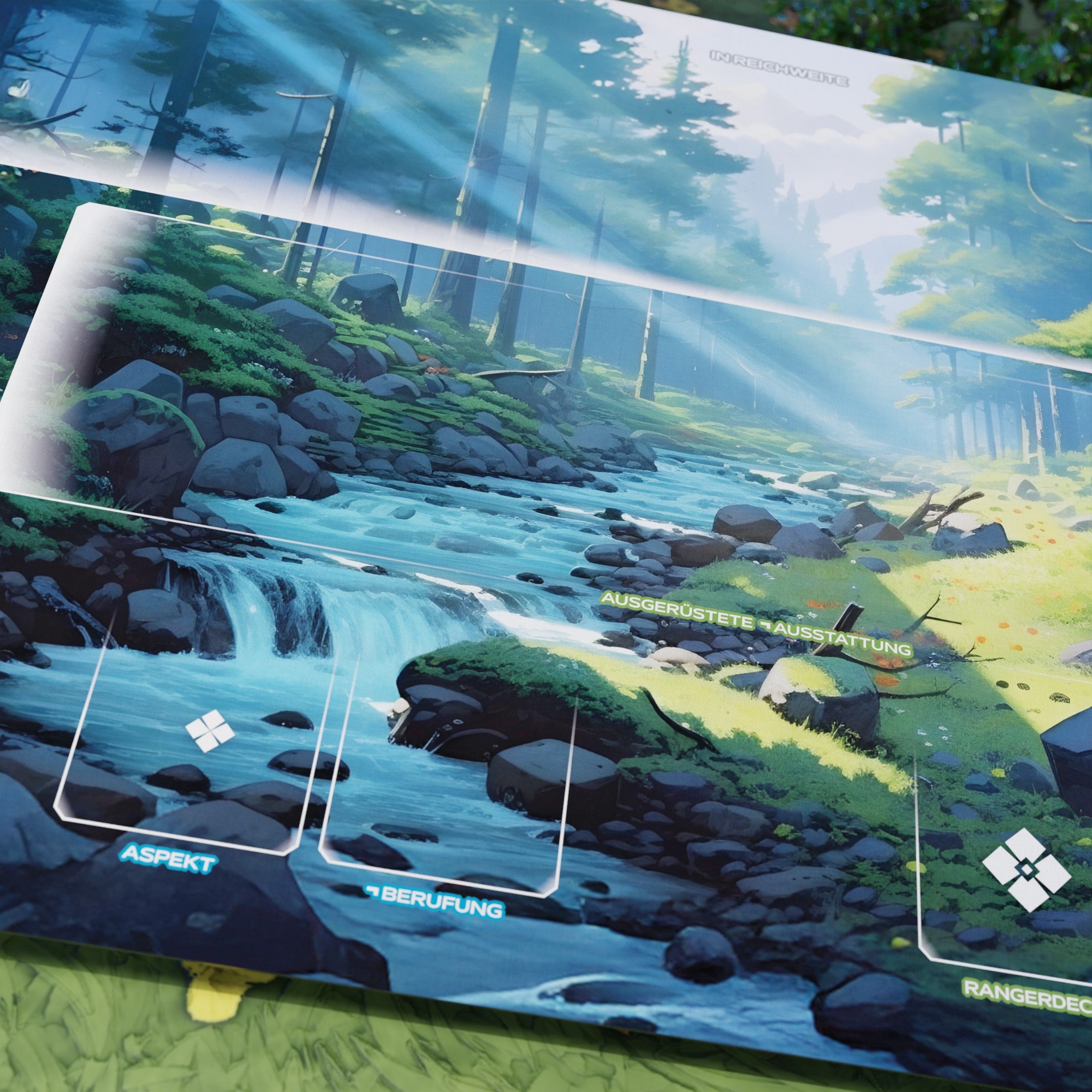 "SOLARPUNK RANGER" Neopren Playmat (Wald-Ranger)