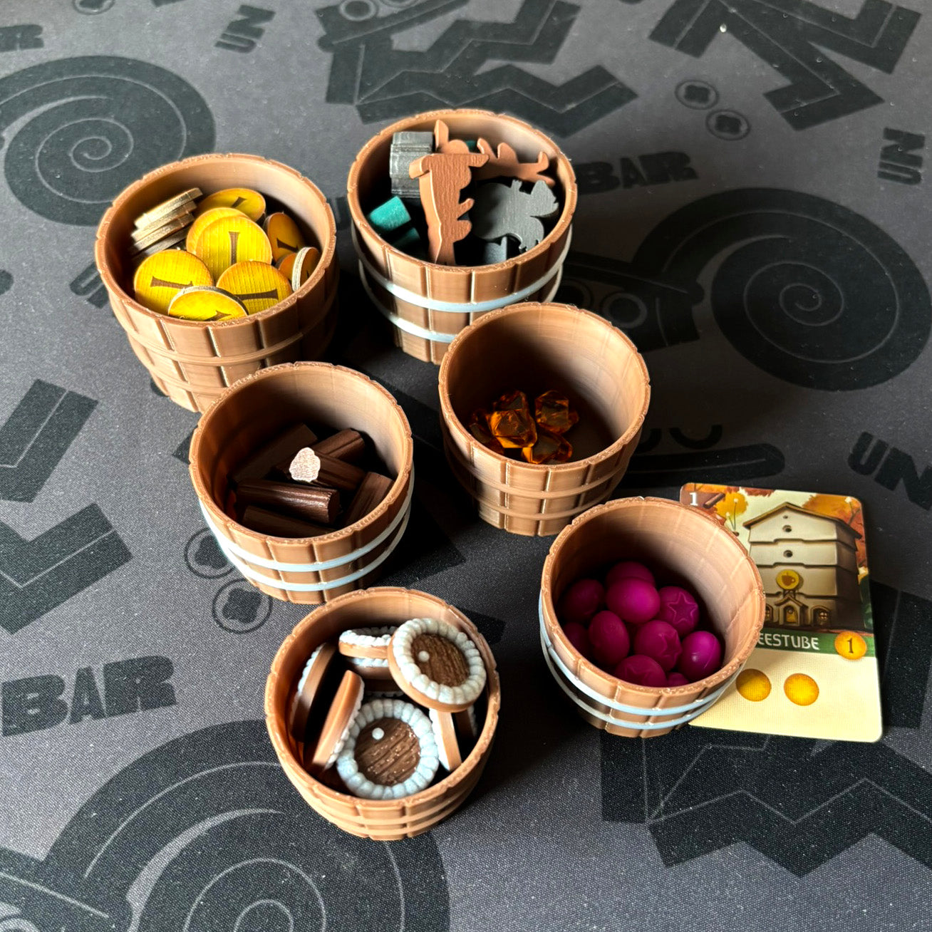 "EVERDELL" Premium Korb-Set für Ressourcen