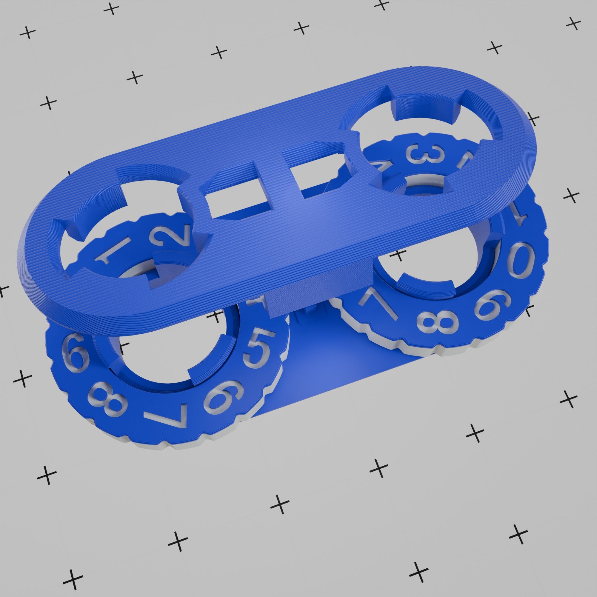 UNSPIELBAR+ Life Point Counter Blau