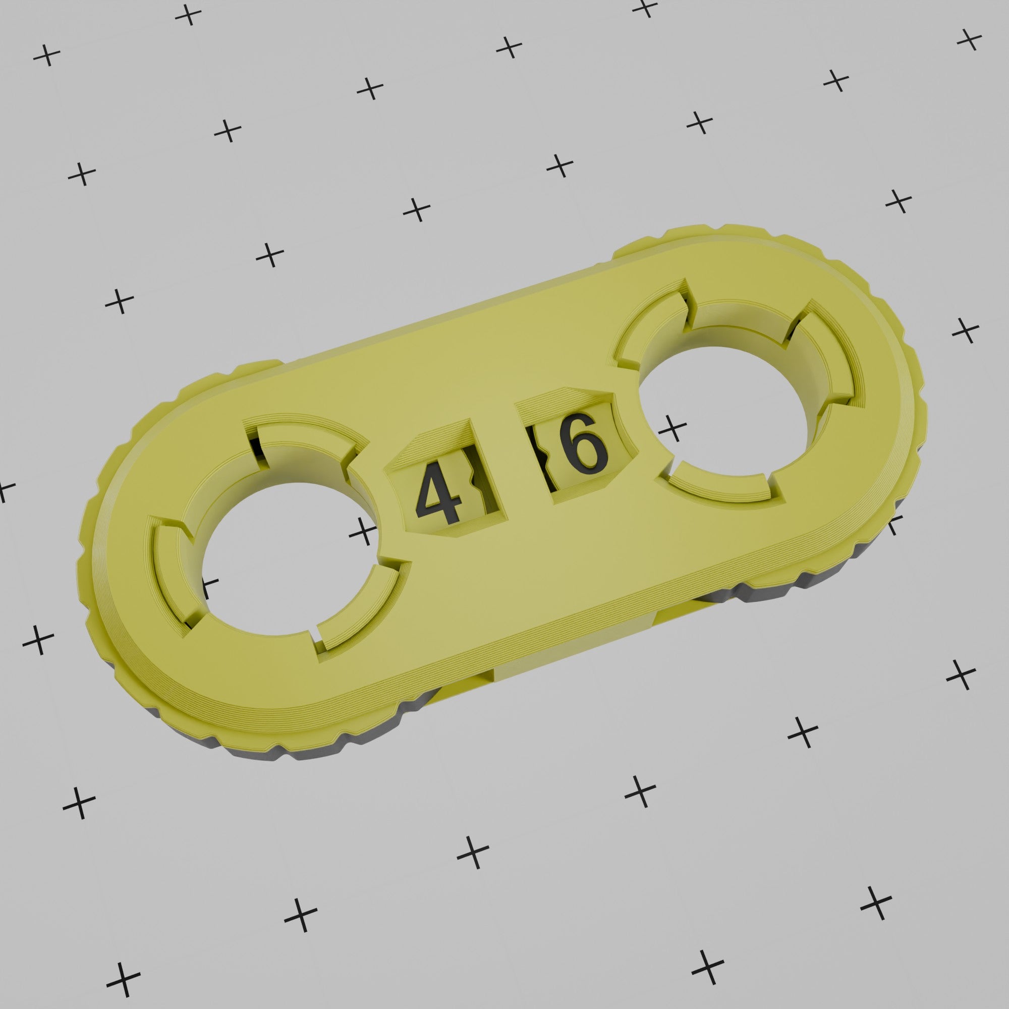 UNSPIELBAR+ Life Point Counter Gelb