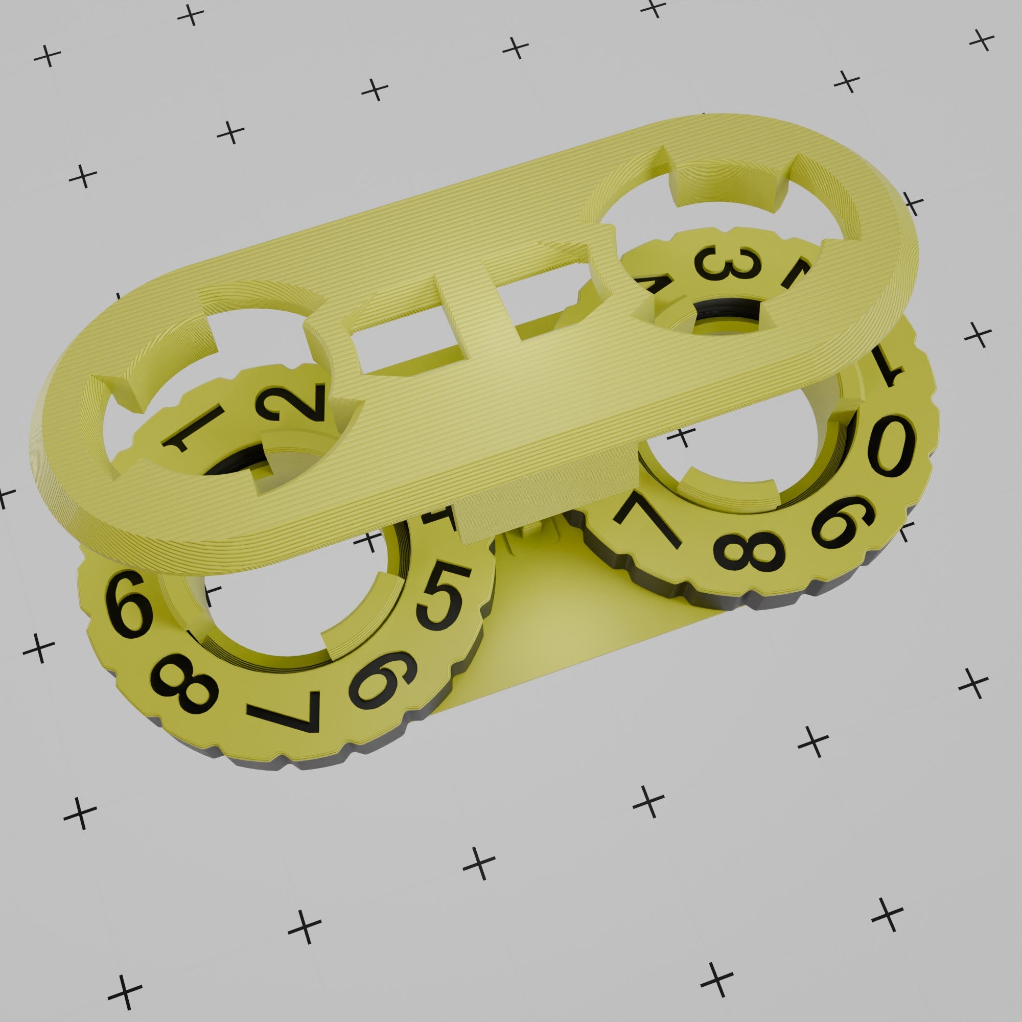 UNSPIELBAR+ Life Point Counter Gelb