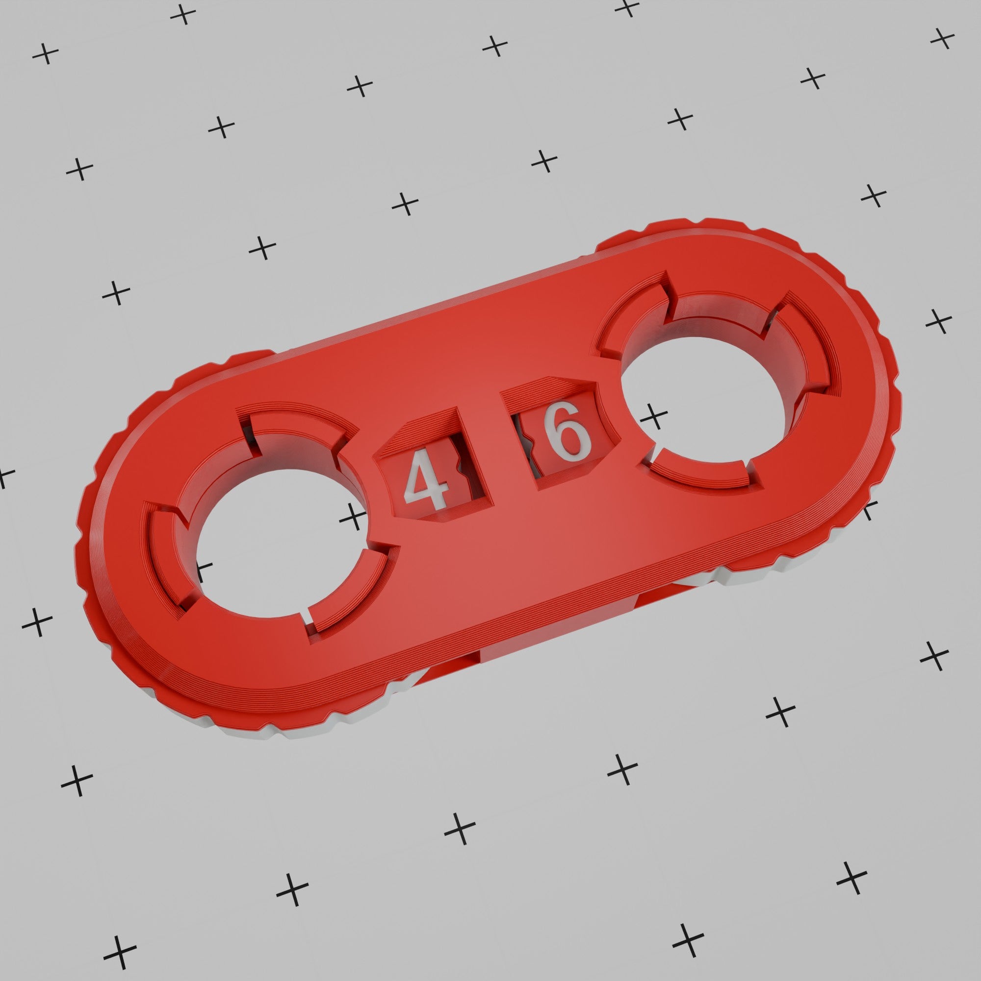 UNSPIELBAR+ Life Point Counter Rot