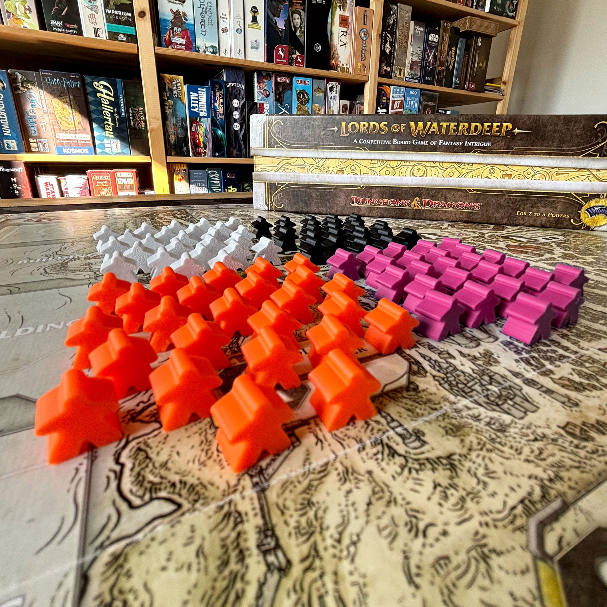 "LORDS OF WATERDEEP" Premium Meeple Upgrade Set