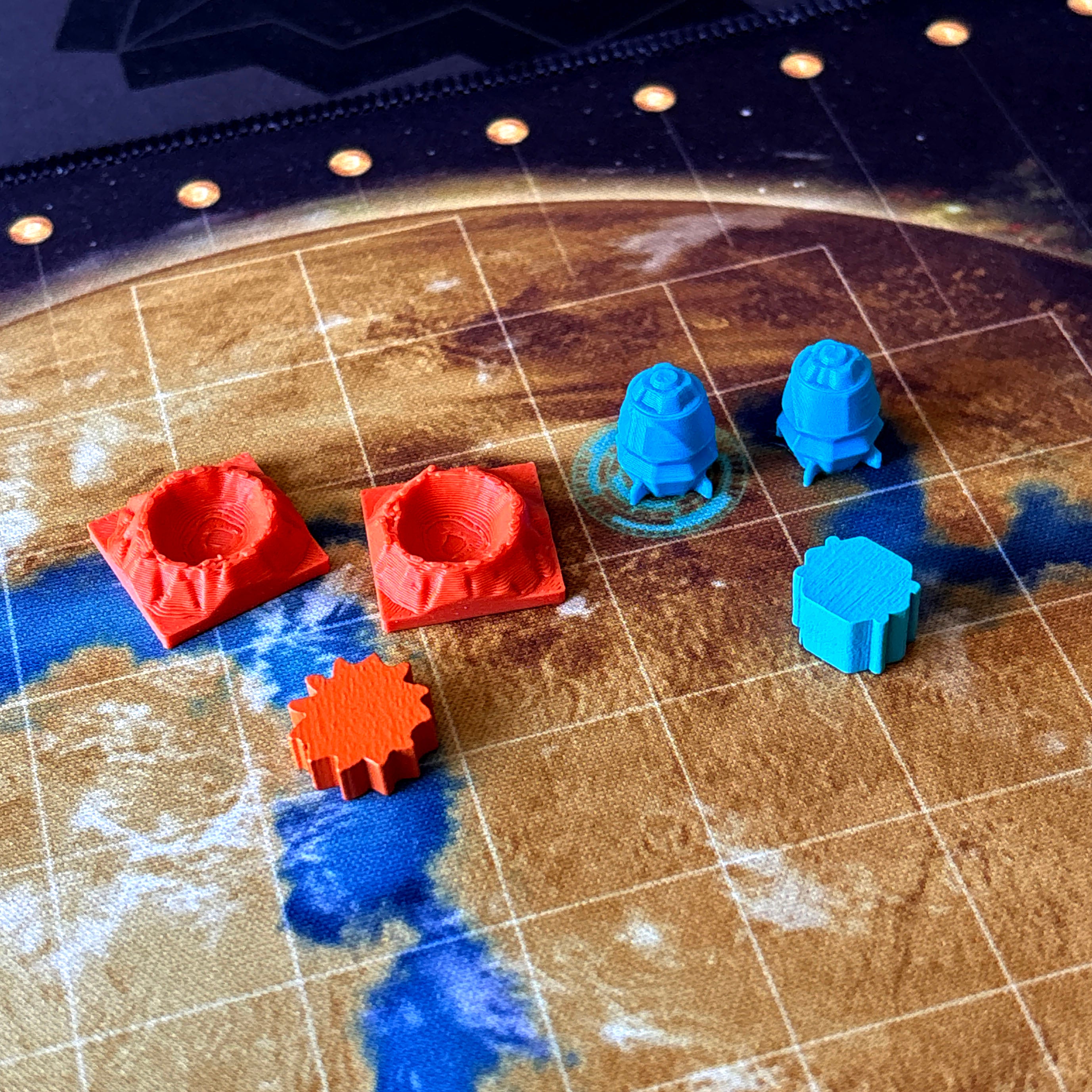 "UNKNOWN PLANET" Premium Meteoriten Token Set