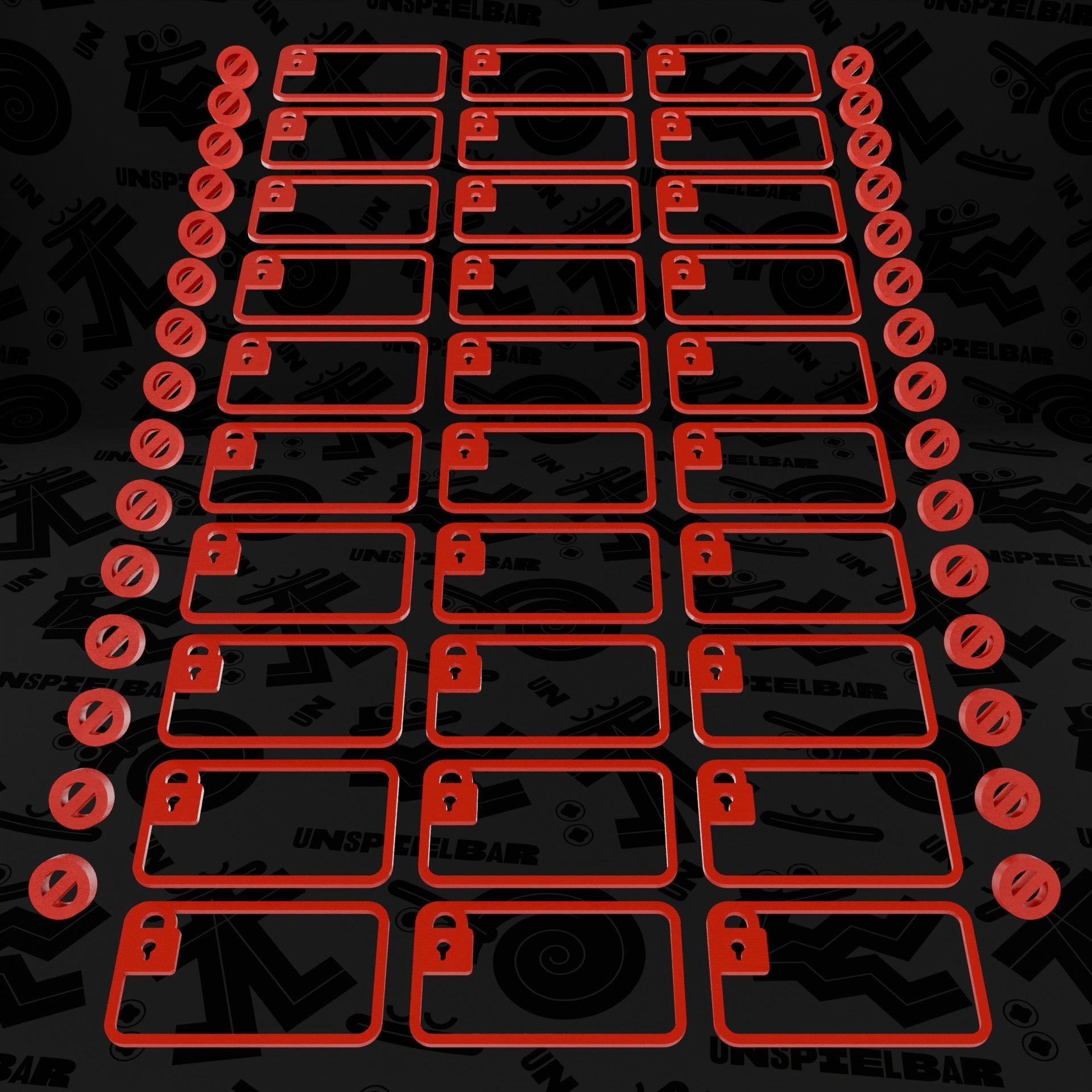 "UNKNOWN PLANET" Premium Technologie & Medaillen Token Set