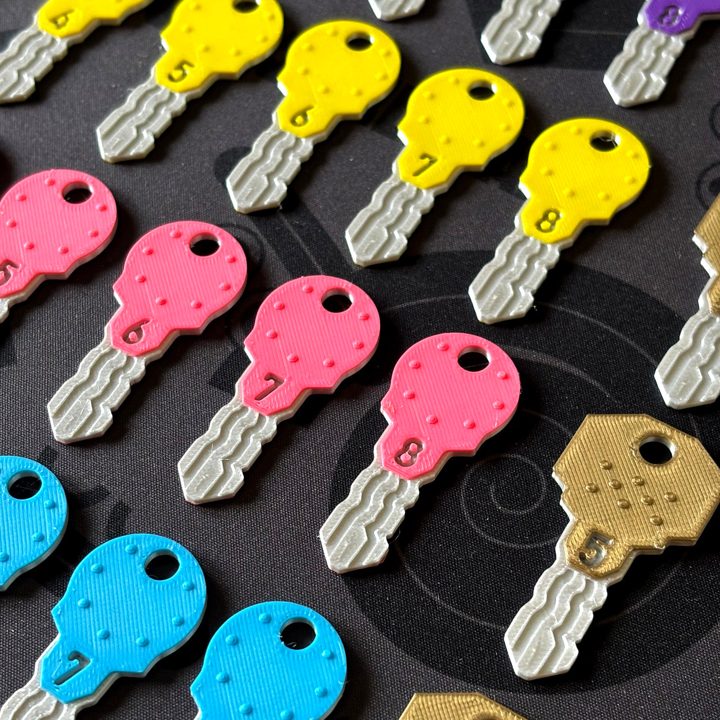 "SECRET IDENTITY" Premium Schlüssel Token Set