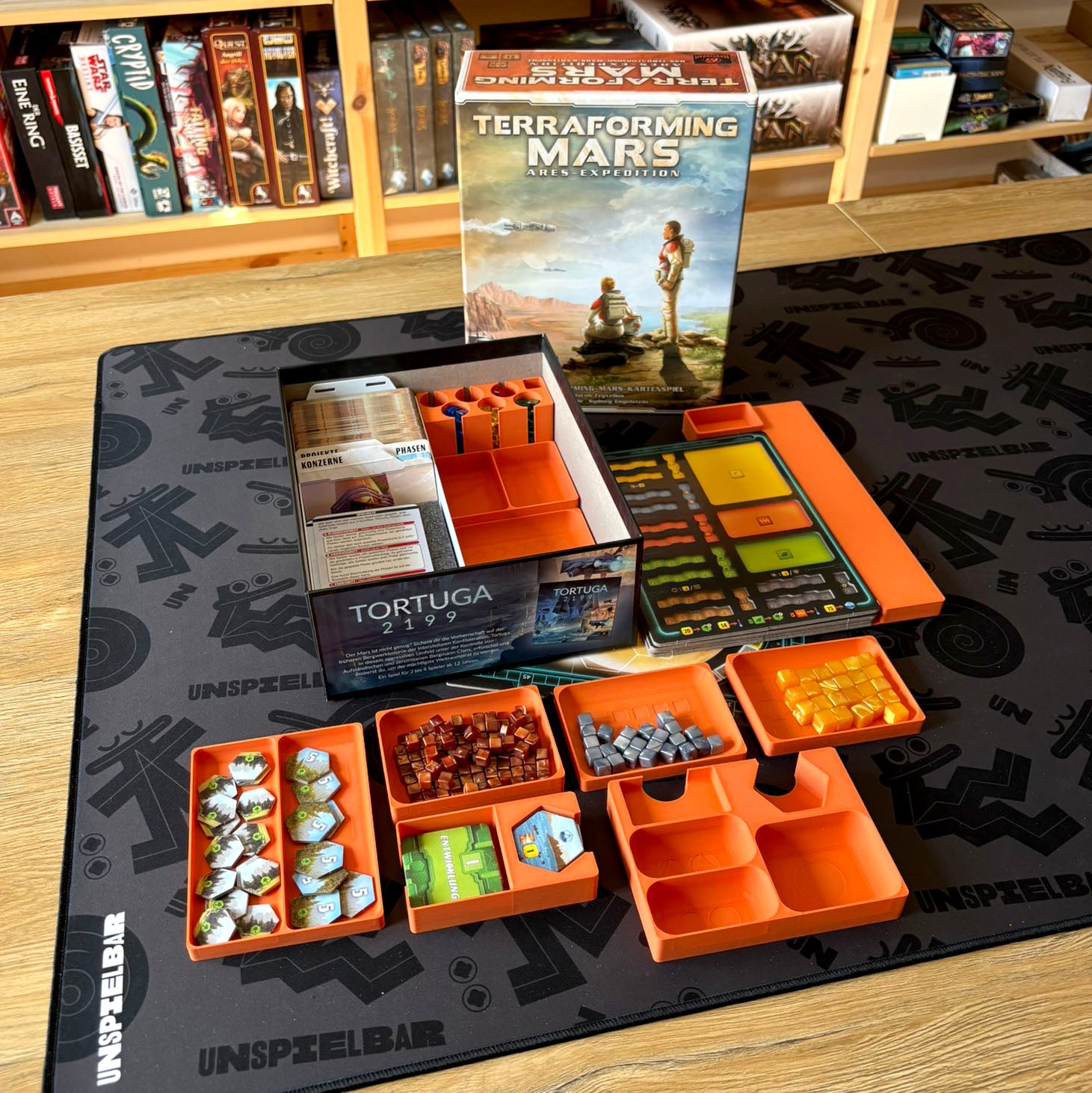 TERRAFORMING ARES" All-In Insert for Terraforming Mars: Ares Expedition - made by UNSPIELBAR.com TERRAFORMING ARES" All-In Insert for Terraforming Mars: Ares Expedition - made by UNSPIELBAR.com