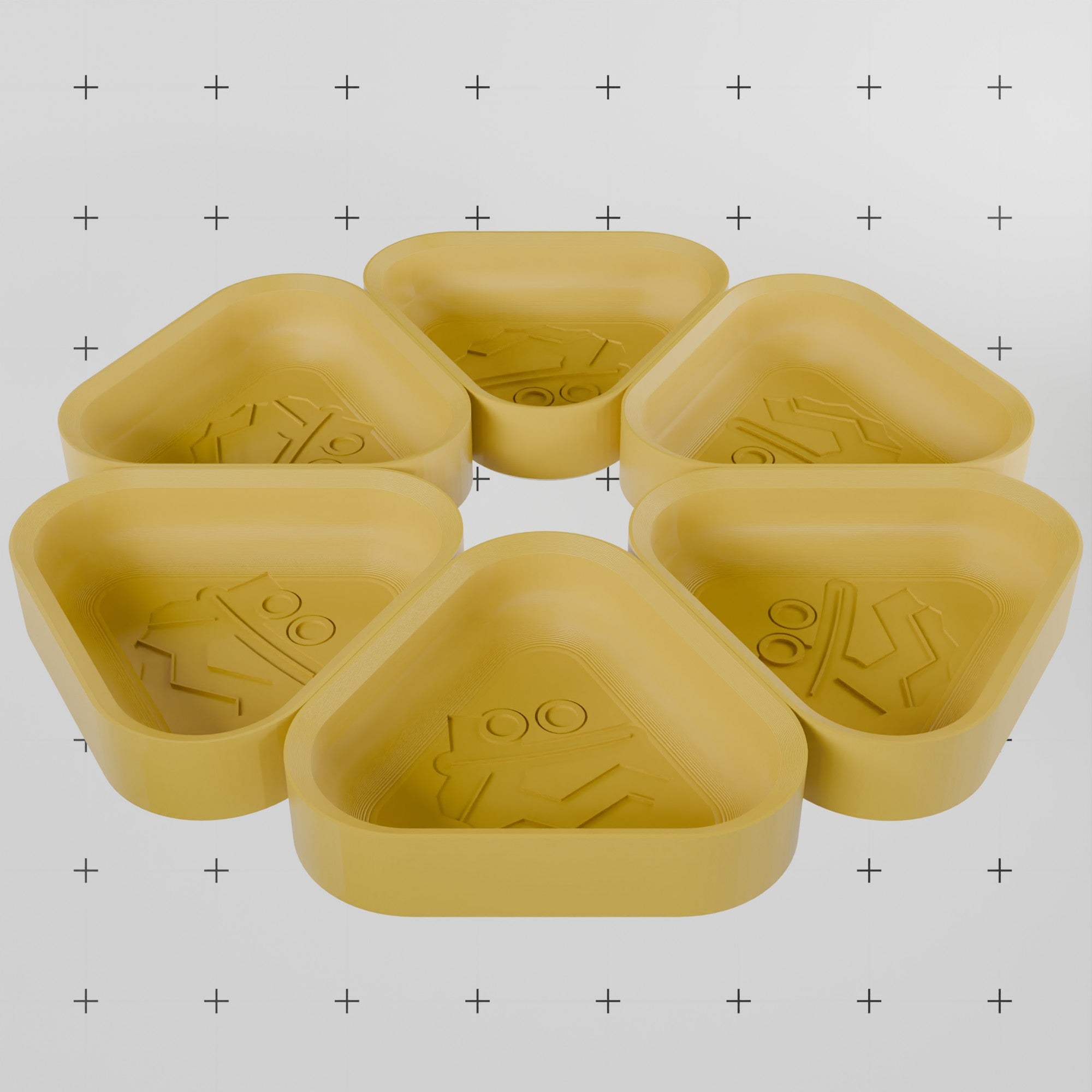 UNPLAYABLE+ SnapTray Triangle – Bundle of 6