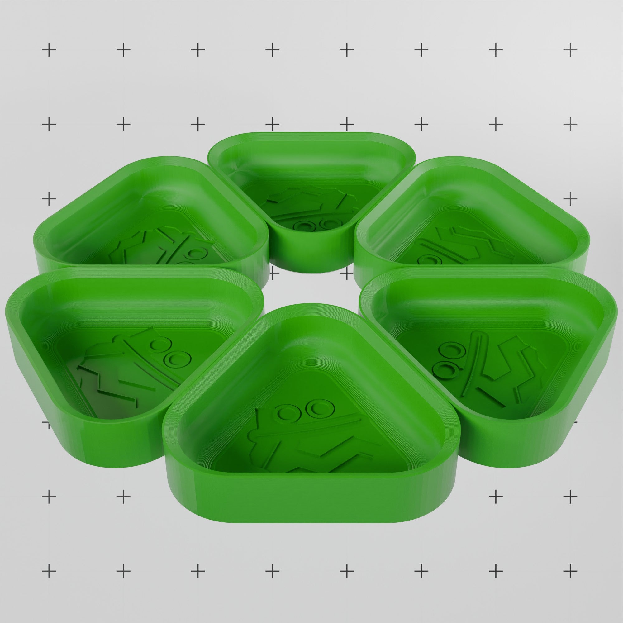 UNPLAYABLE+ SnapTray Triangle – Bundle of 6