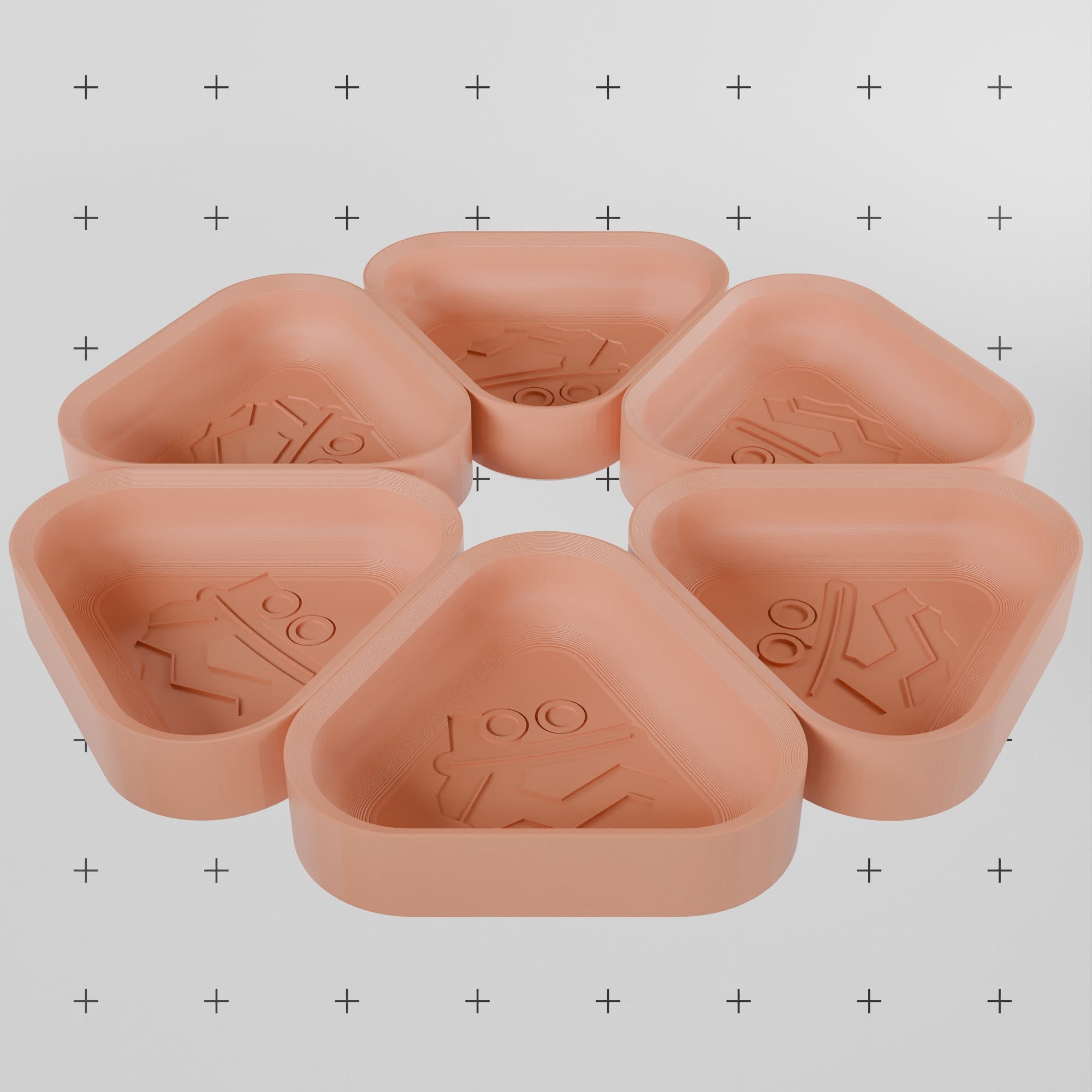 UNPLAYABLE+ SnapTray Triangle – Bundle of 6