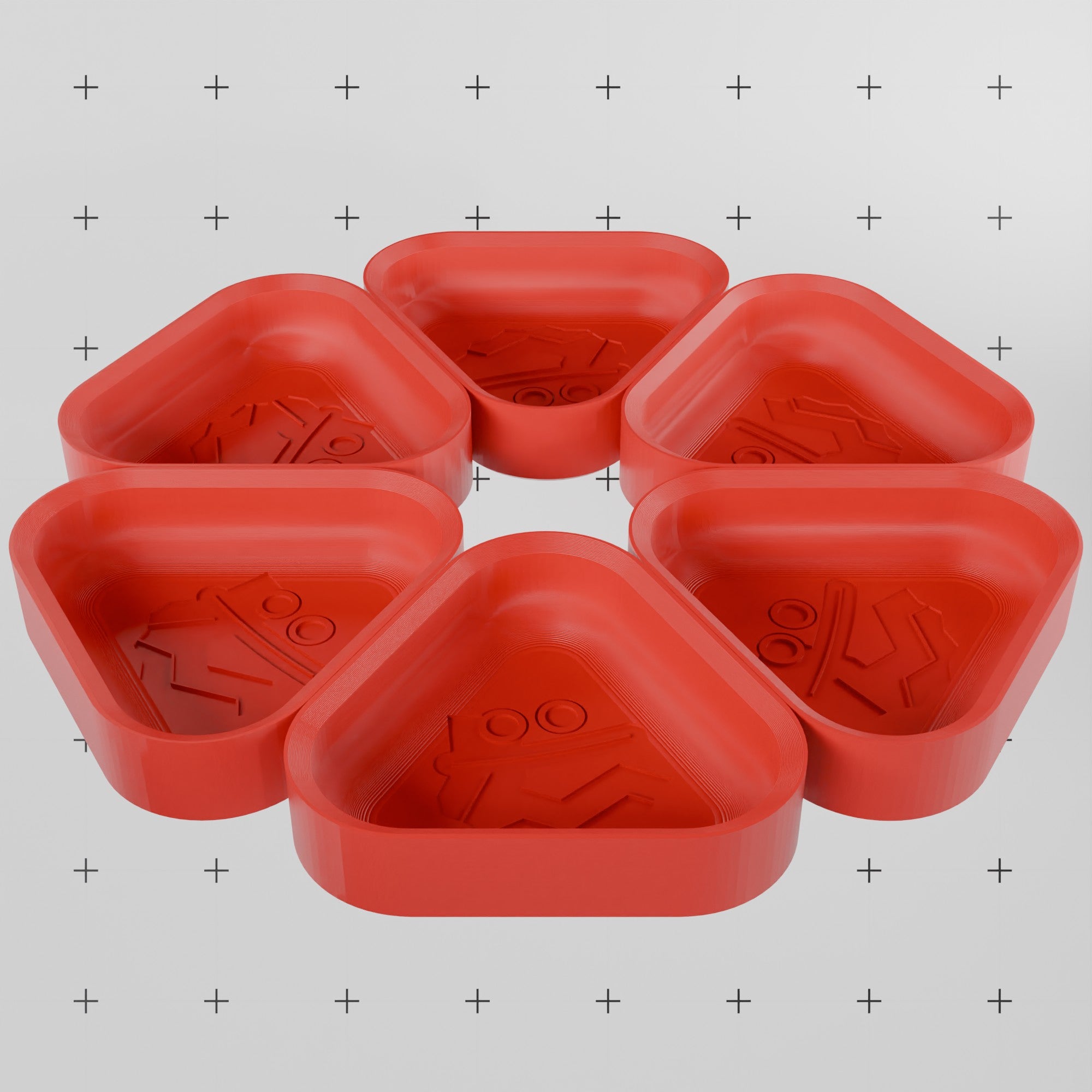 UNPLAYABLE+ SnapTray Triangle – Bundle of 6