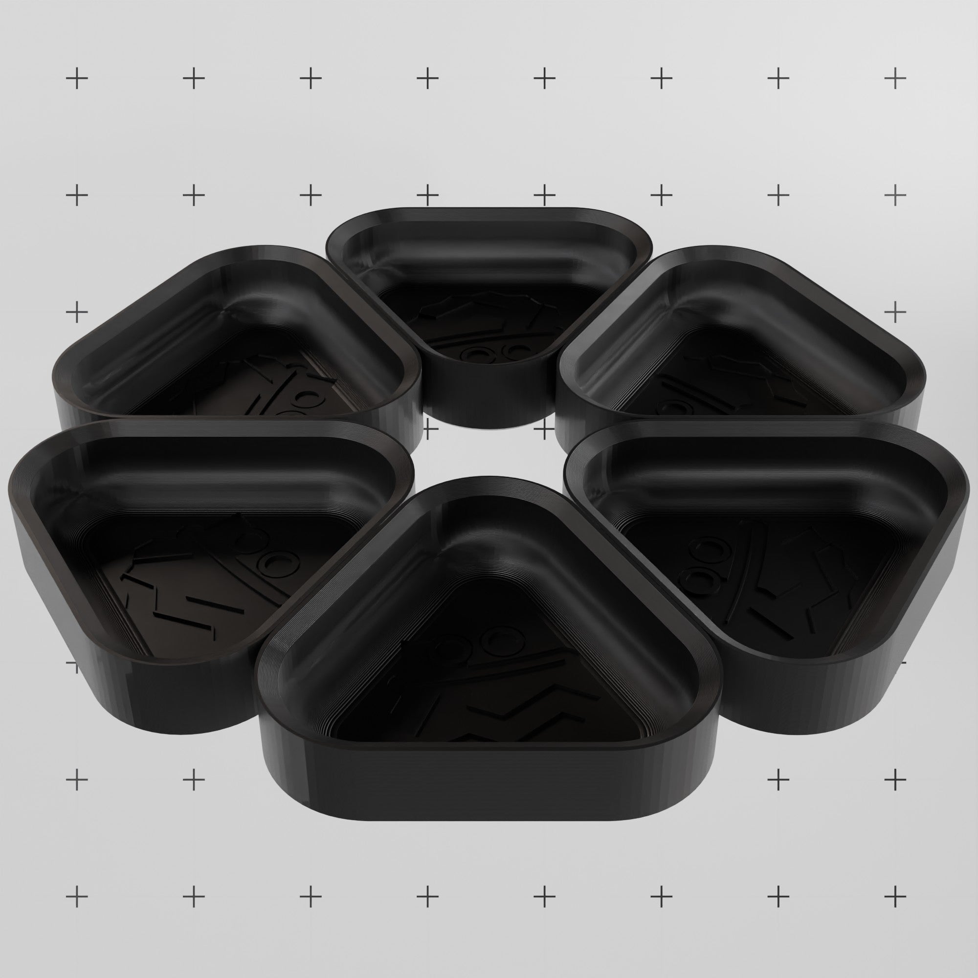 UNPLAYABLE+ SnapTray Triangle – Bundle of 6